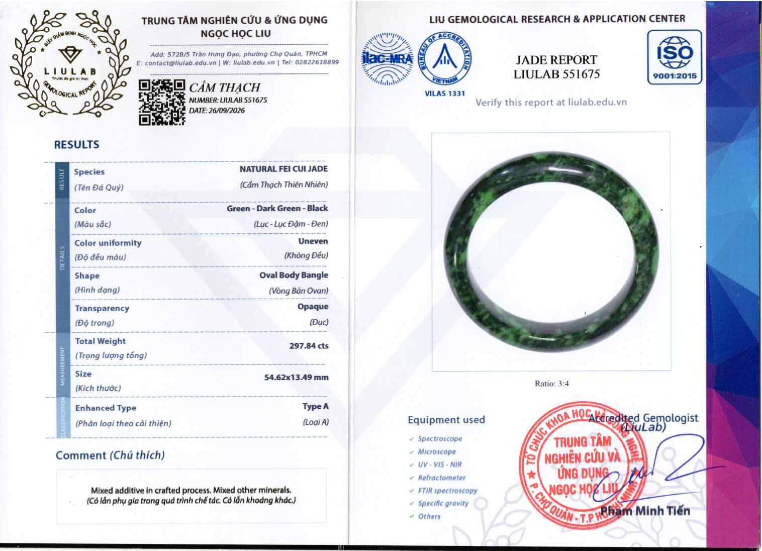 Giấy giám định 551675