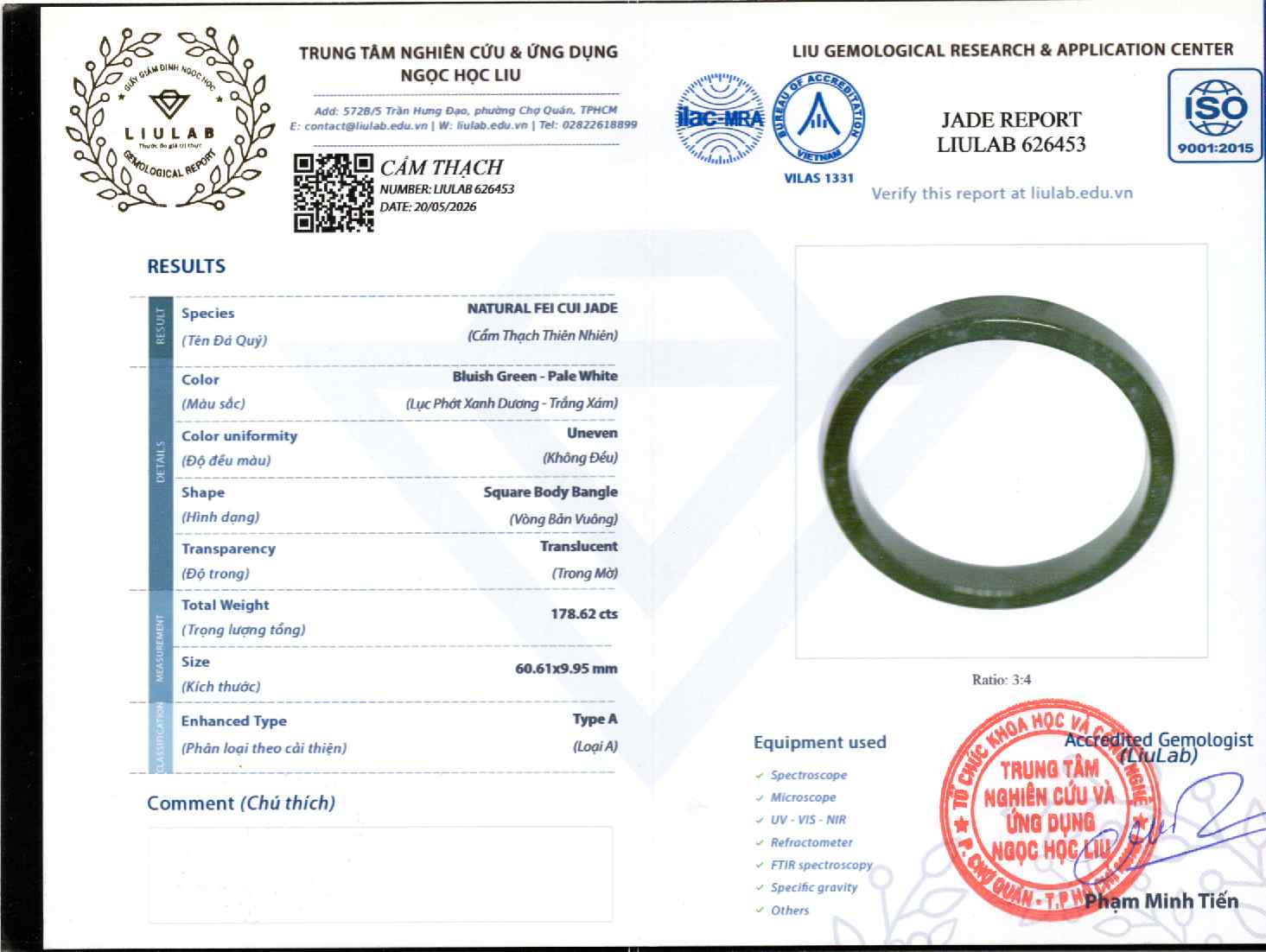 Giấy giám định 626453