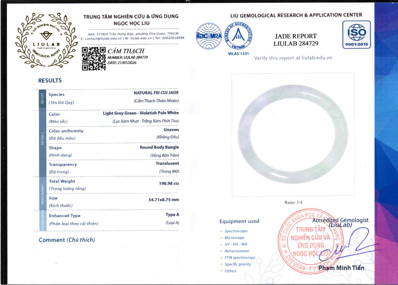 Giấy giám định 284729