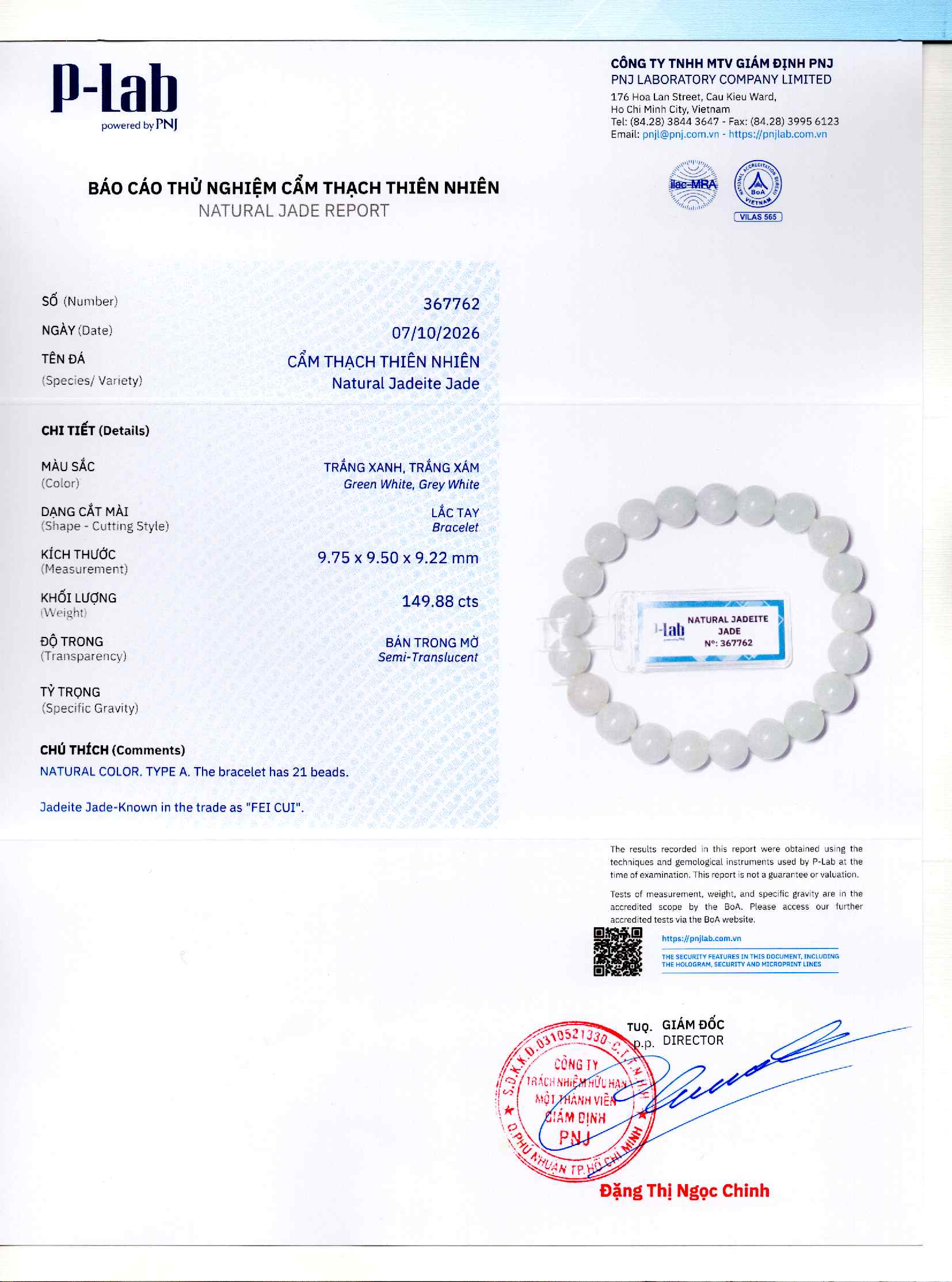 Giấy giám định 367762