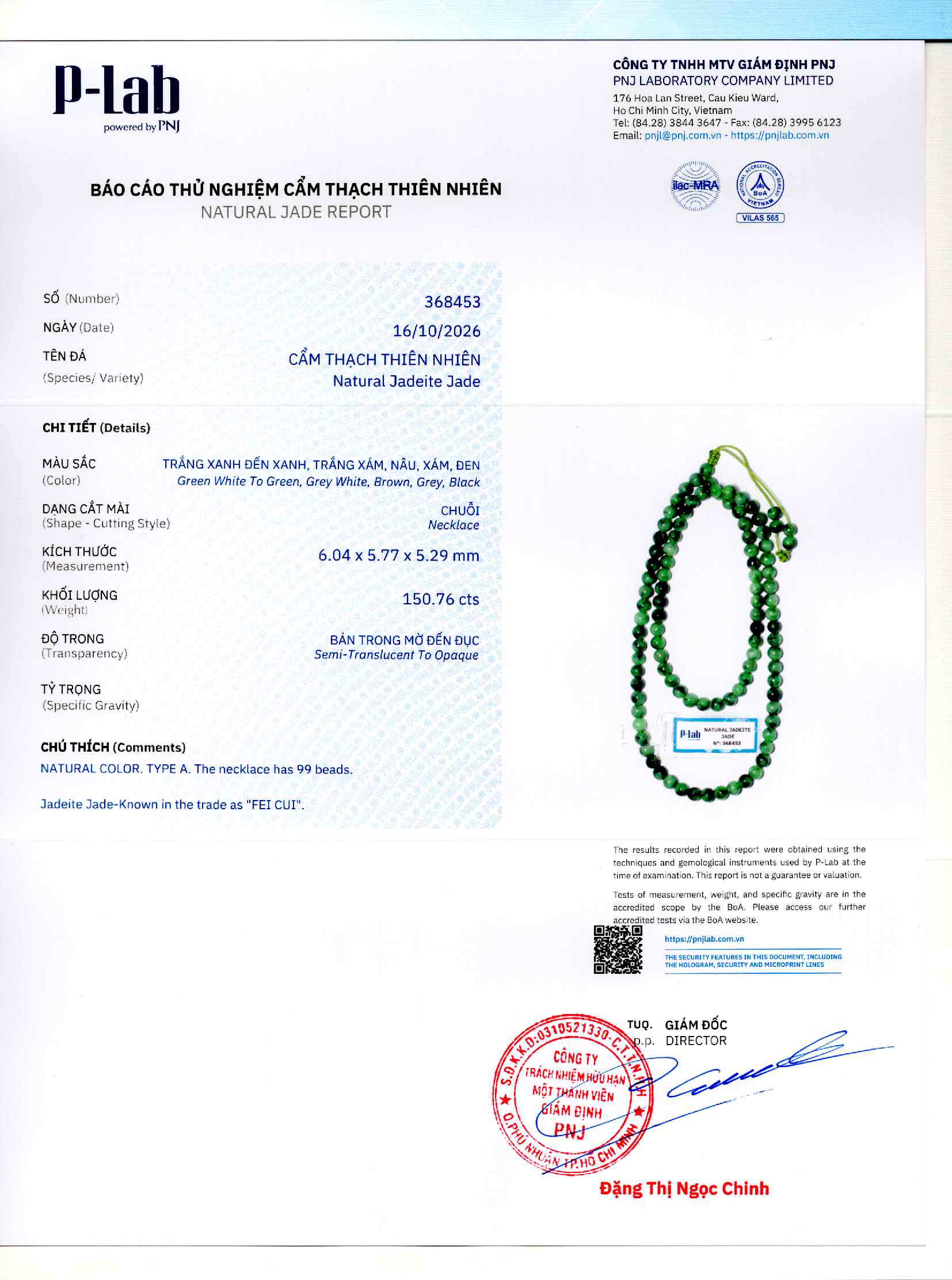 Giấy giám định 368453