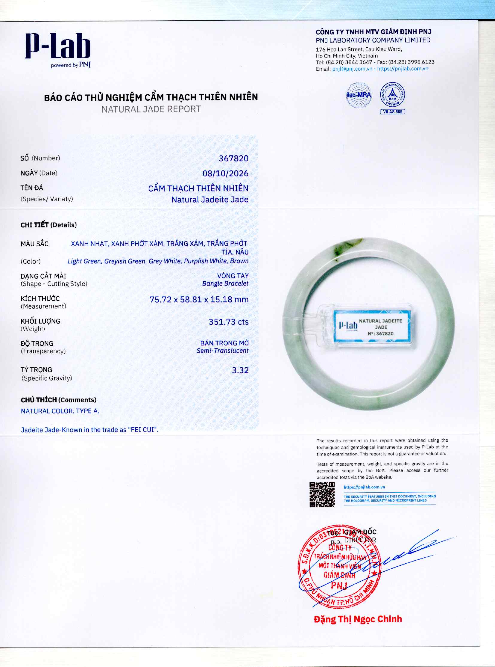 Giấy giám định 367820