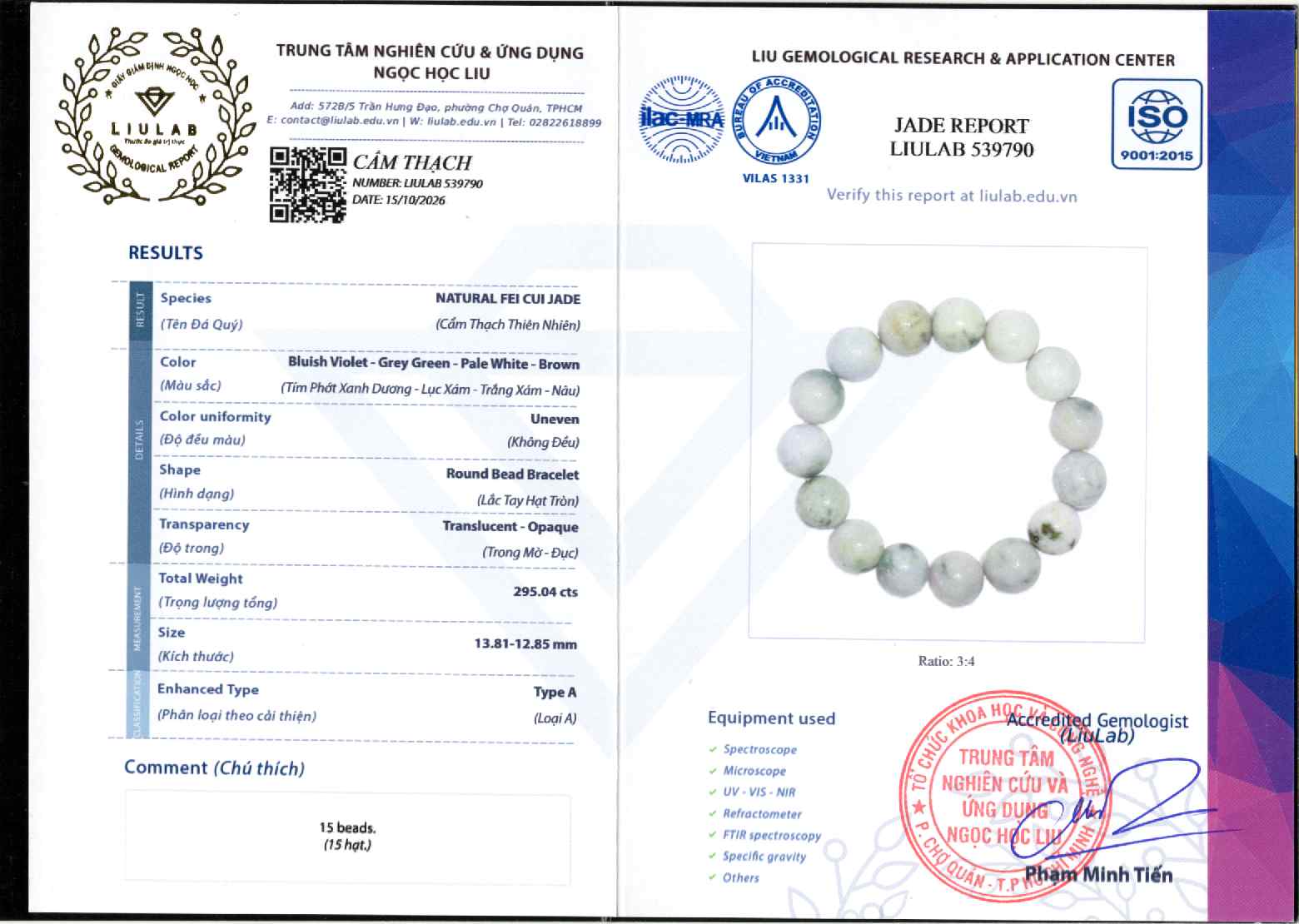 Giấy giám định 539790