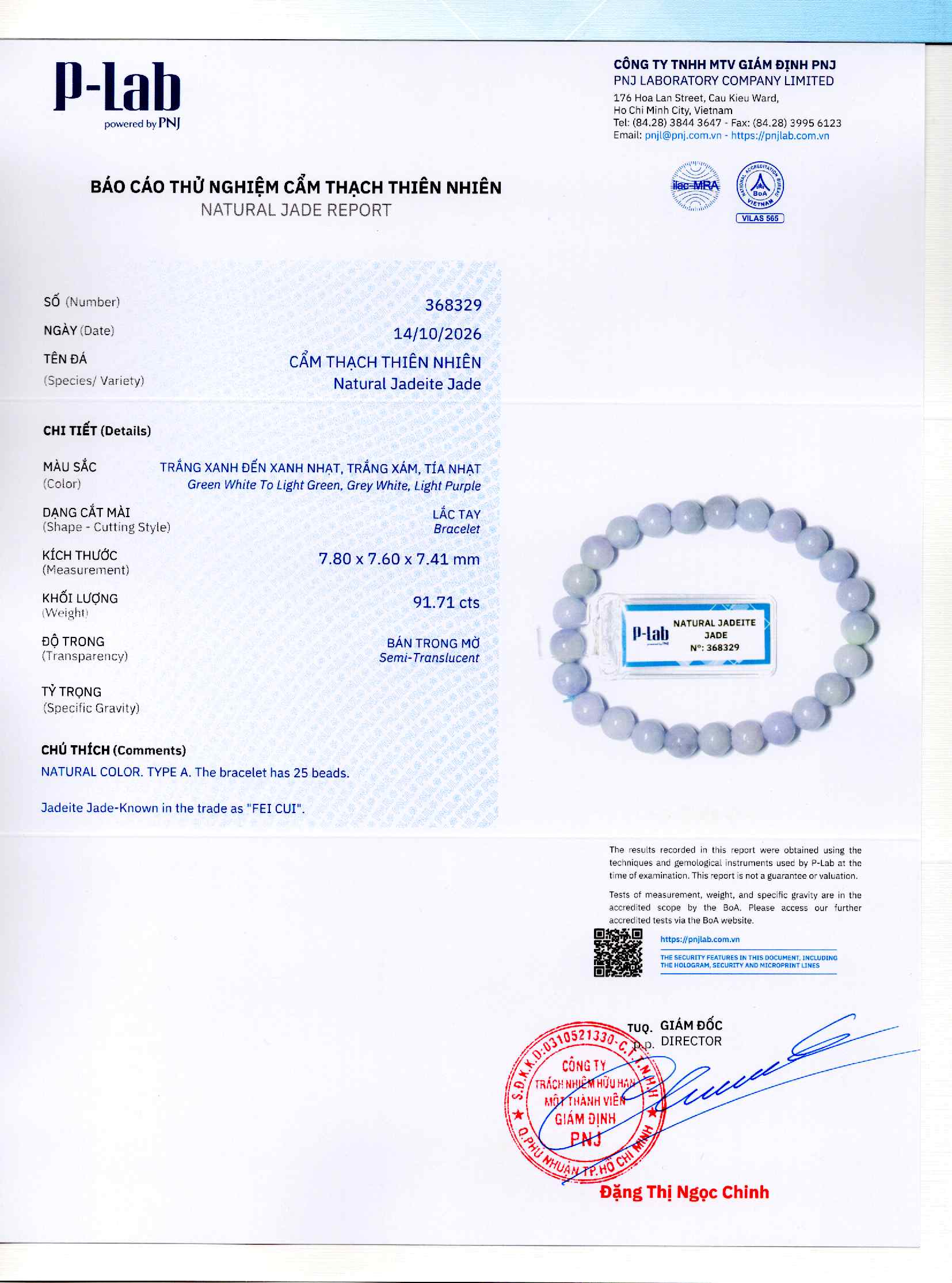 Giấy giám định 368329