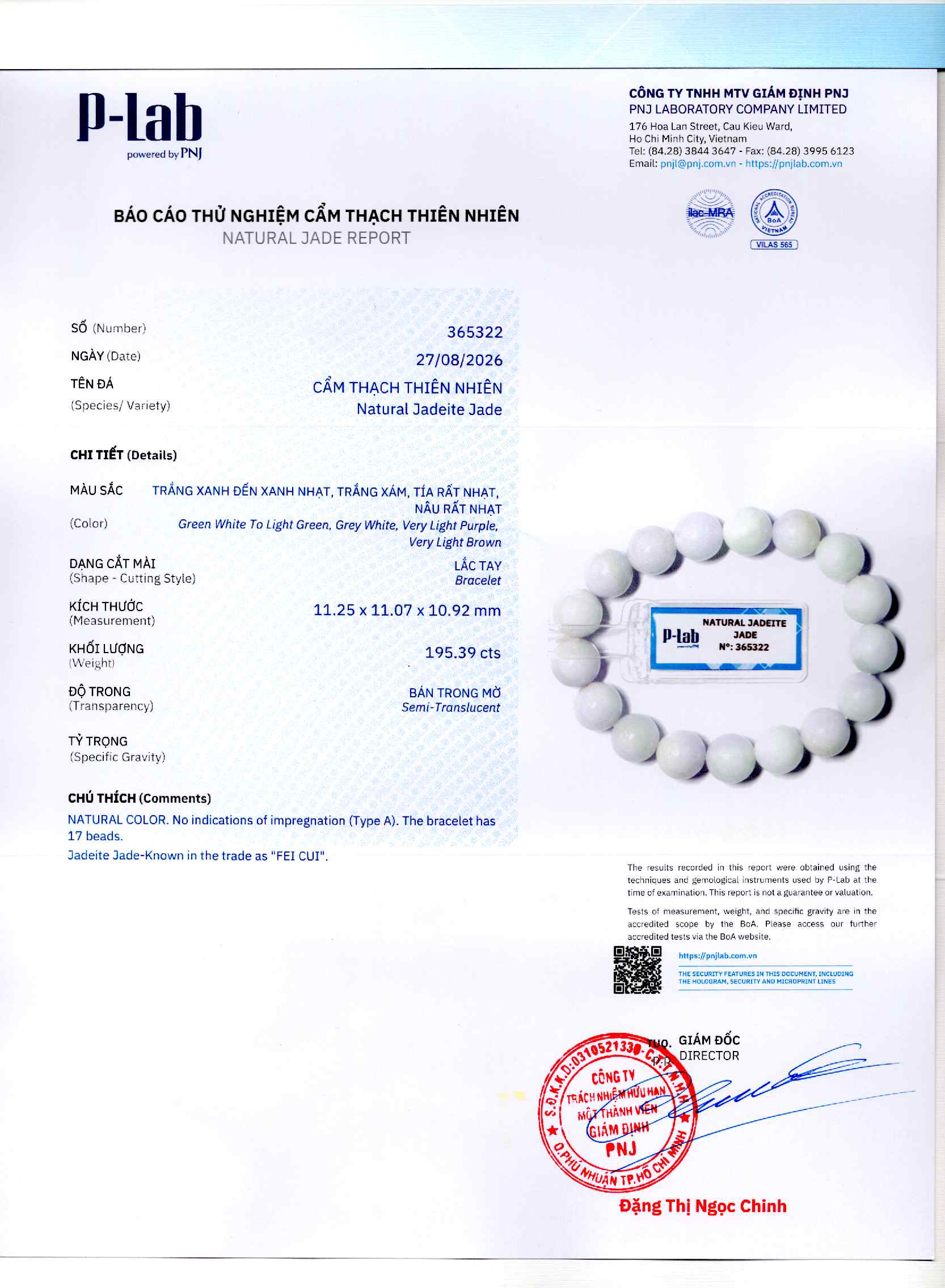 Giấy giám định 365322