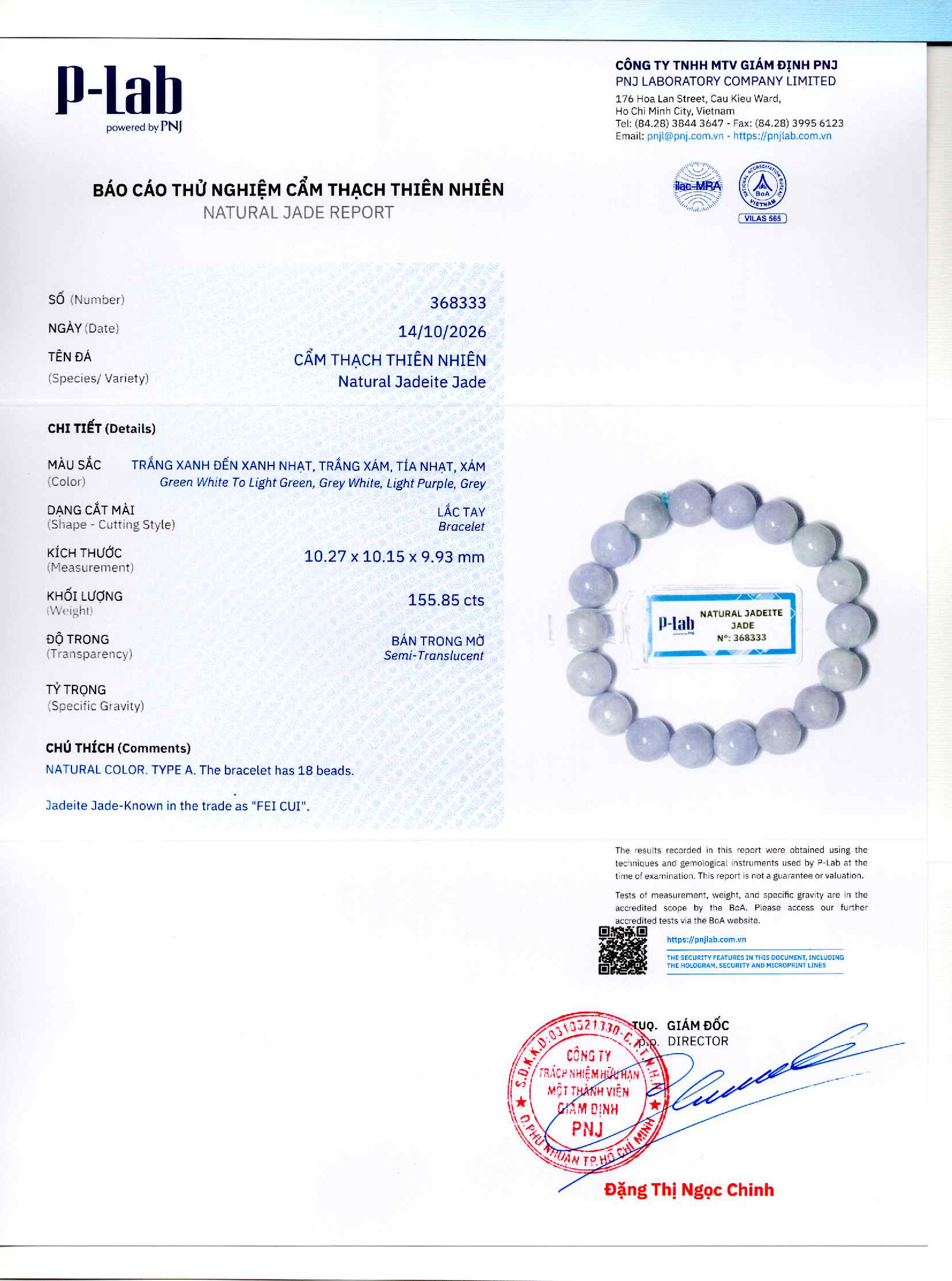 Giấy giám định 368333