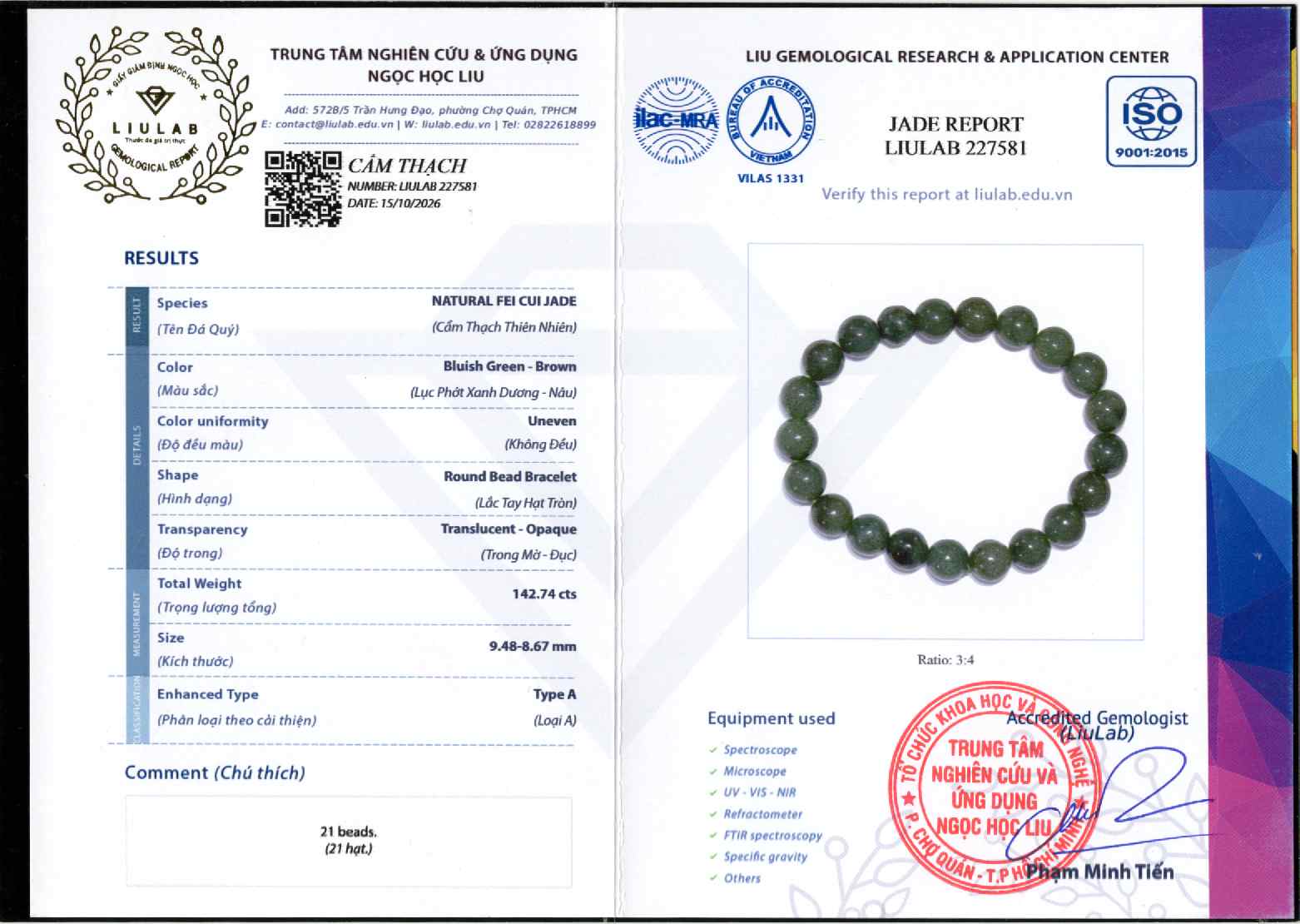 Giấy giám định 227581