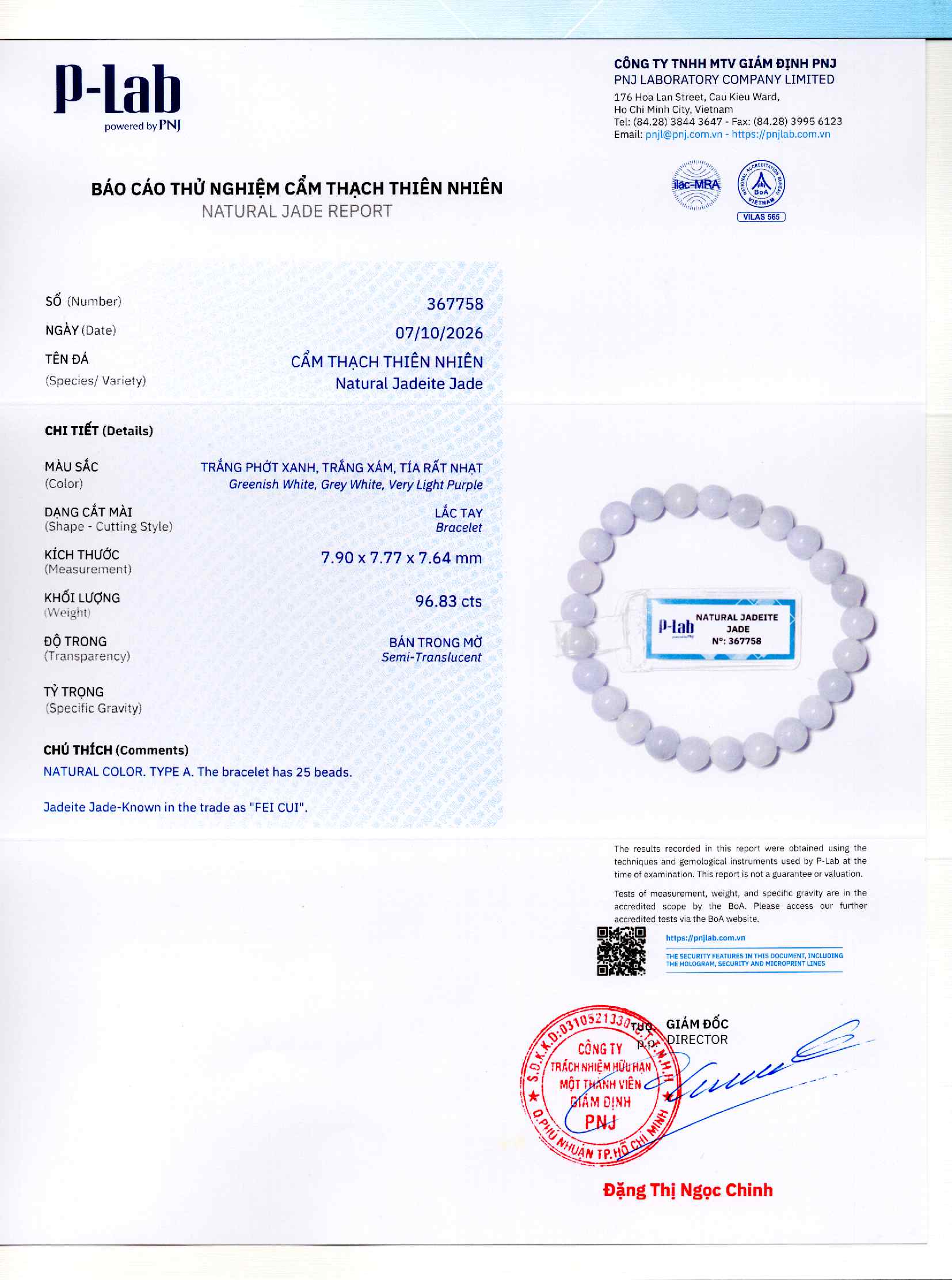 Giấy giám định 367758
