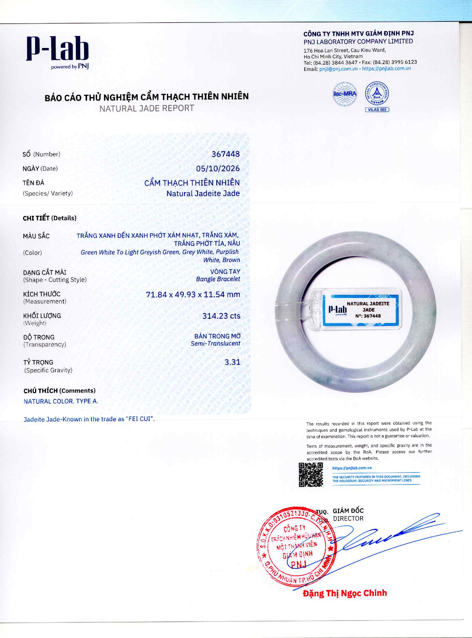 Giấy giám định 367448