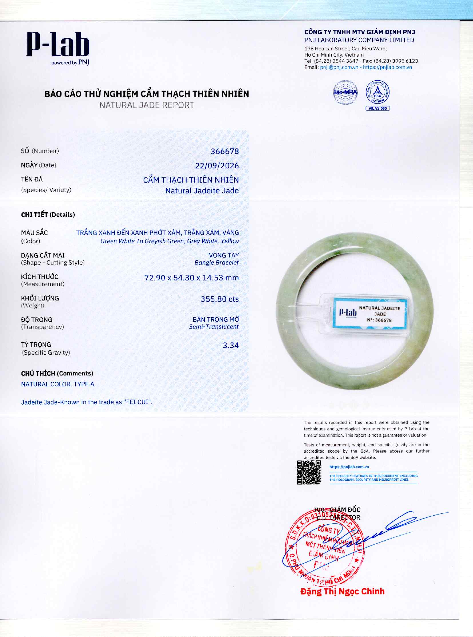 Giấy giám định 366678