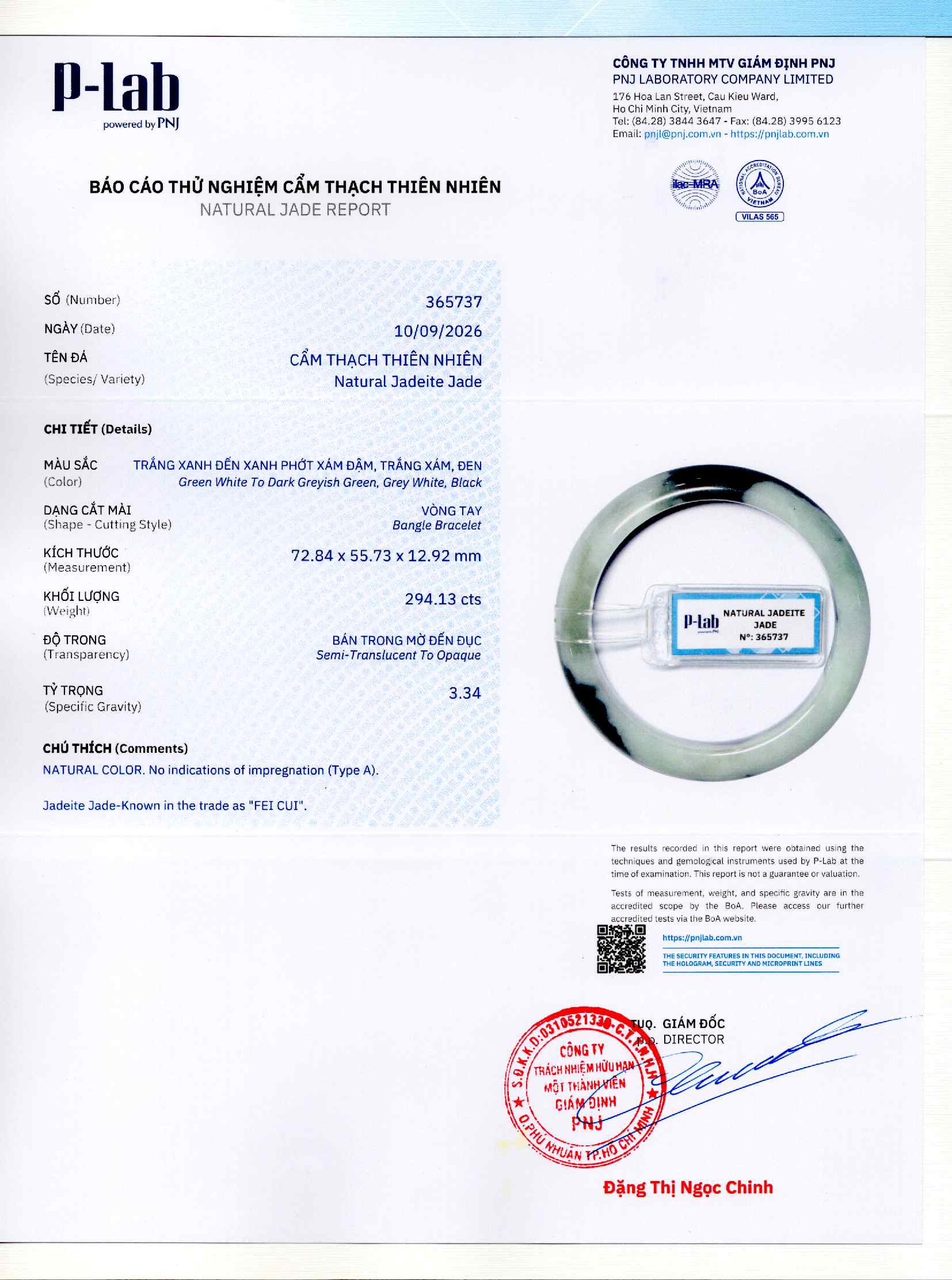 Giấy giám định 365737