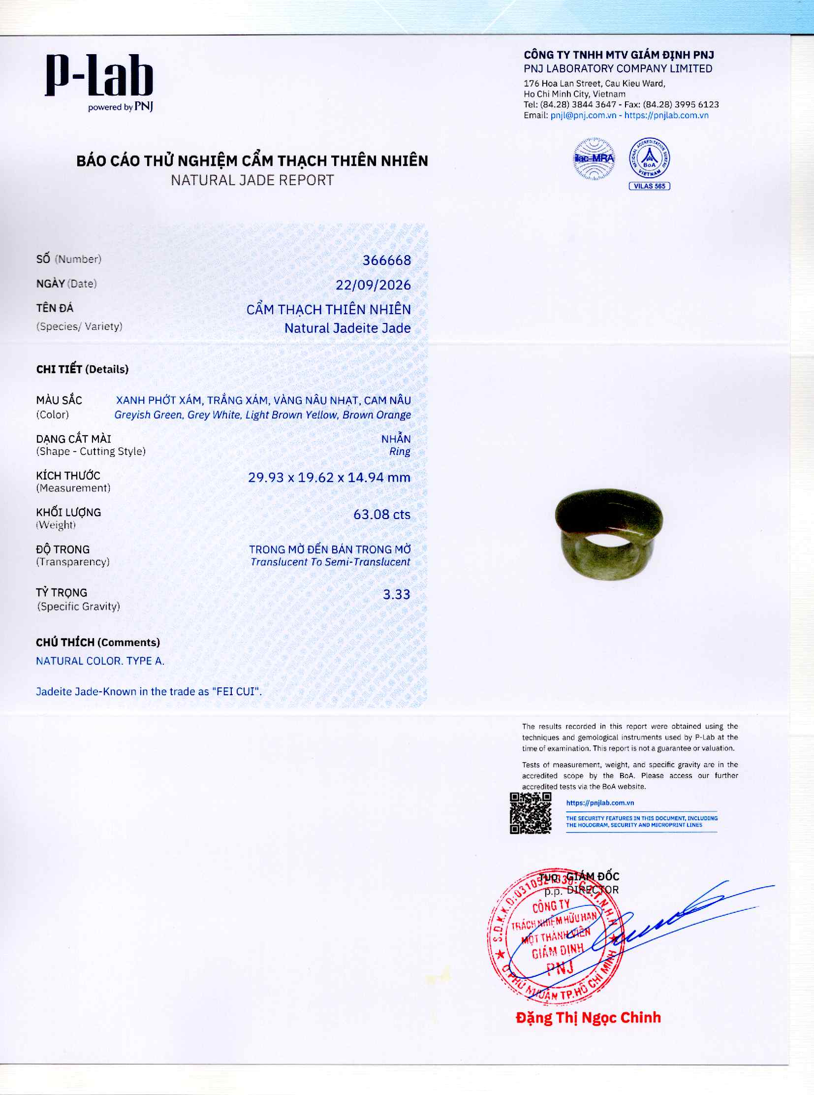 Giấy giám định 366668