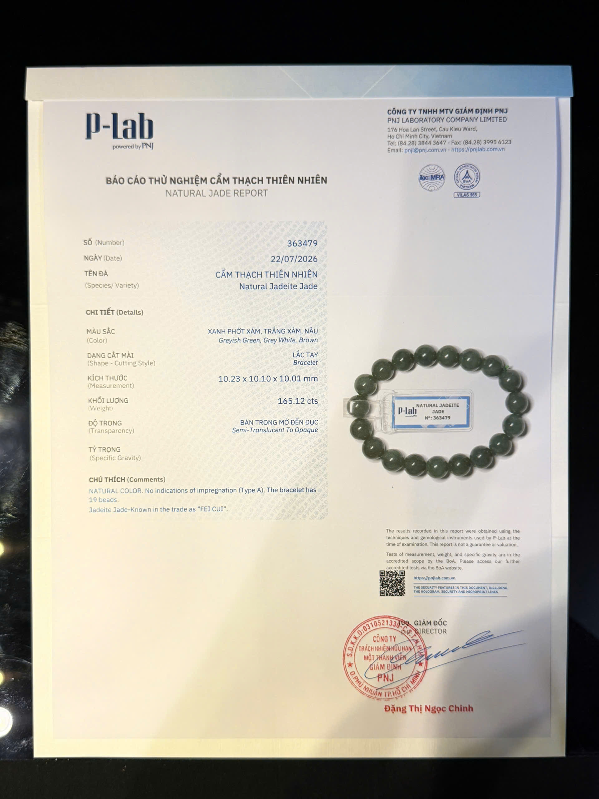 Lắc tay cẩm thạch mã 363479