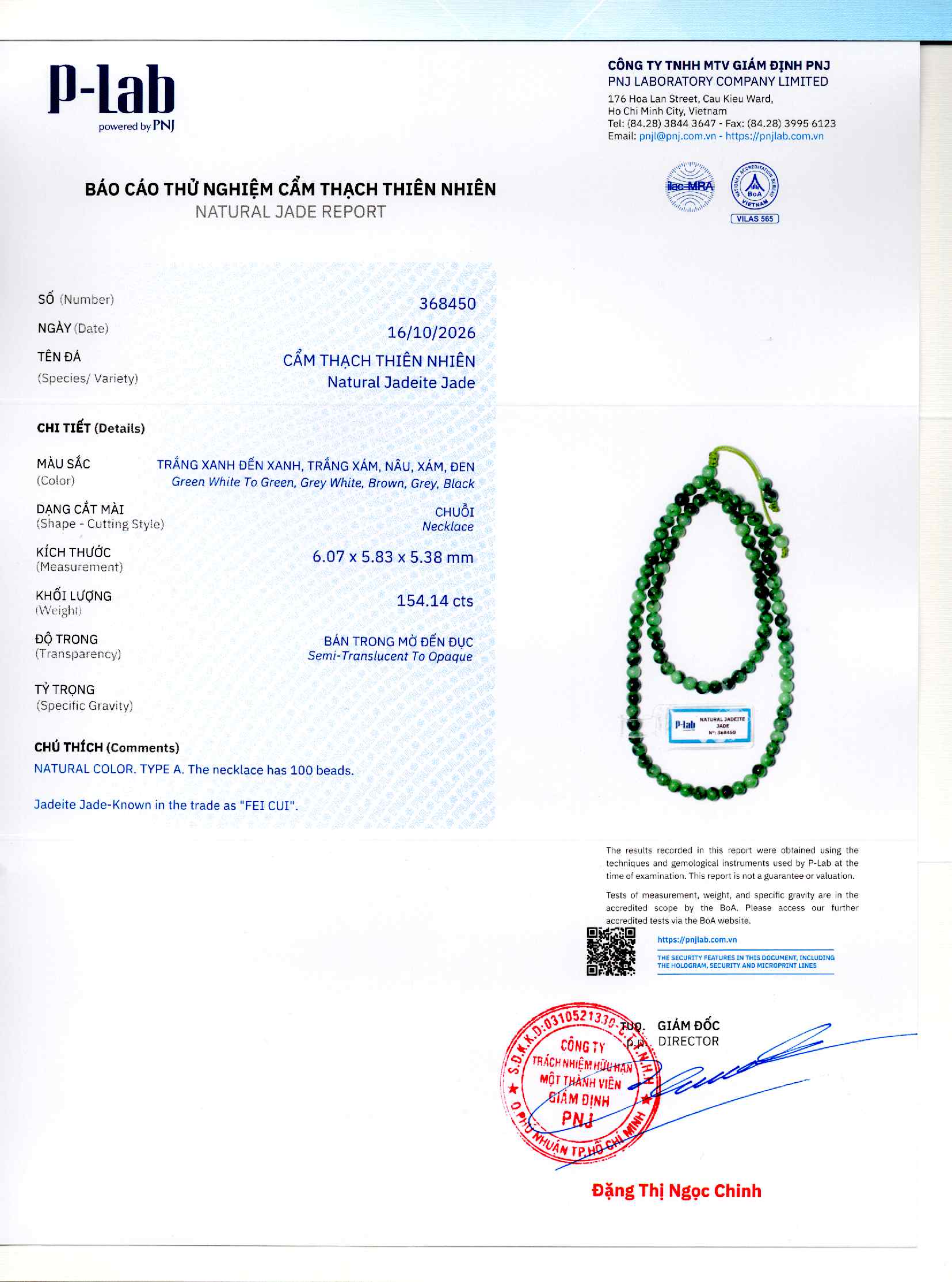 Giấy giám định 368450
