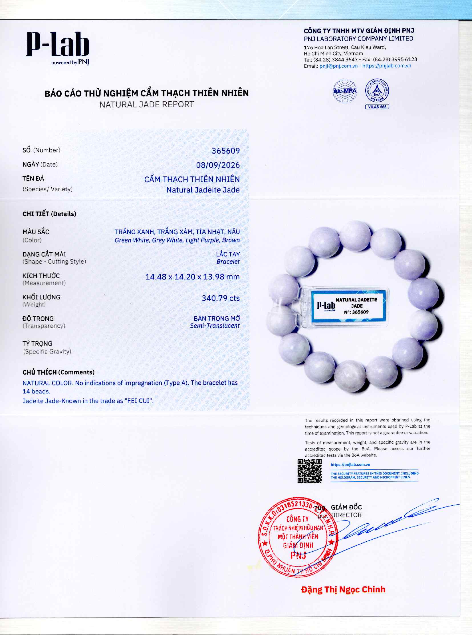 Giấy giám định 365609