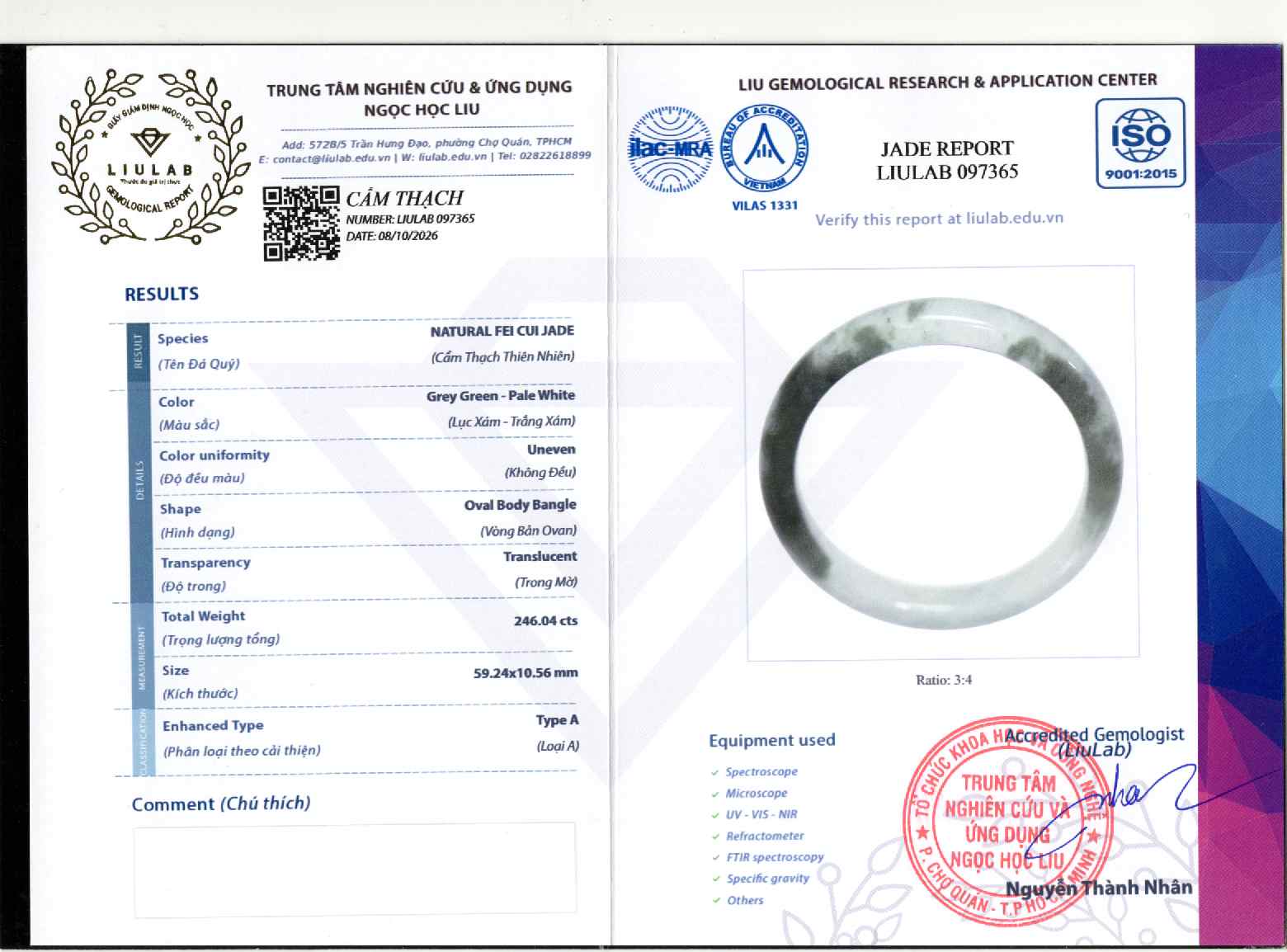 Giấy giám định 097365