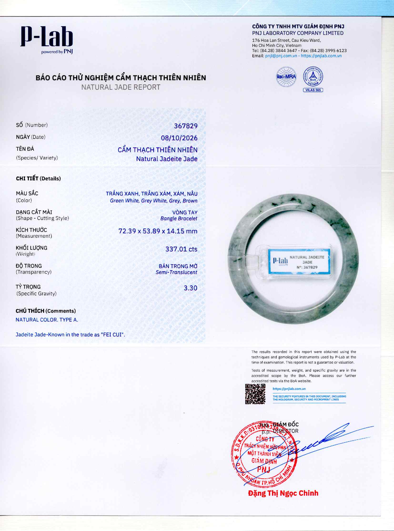 Giấy giám định 367829