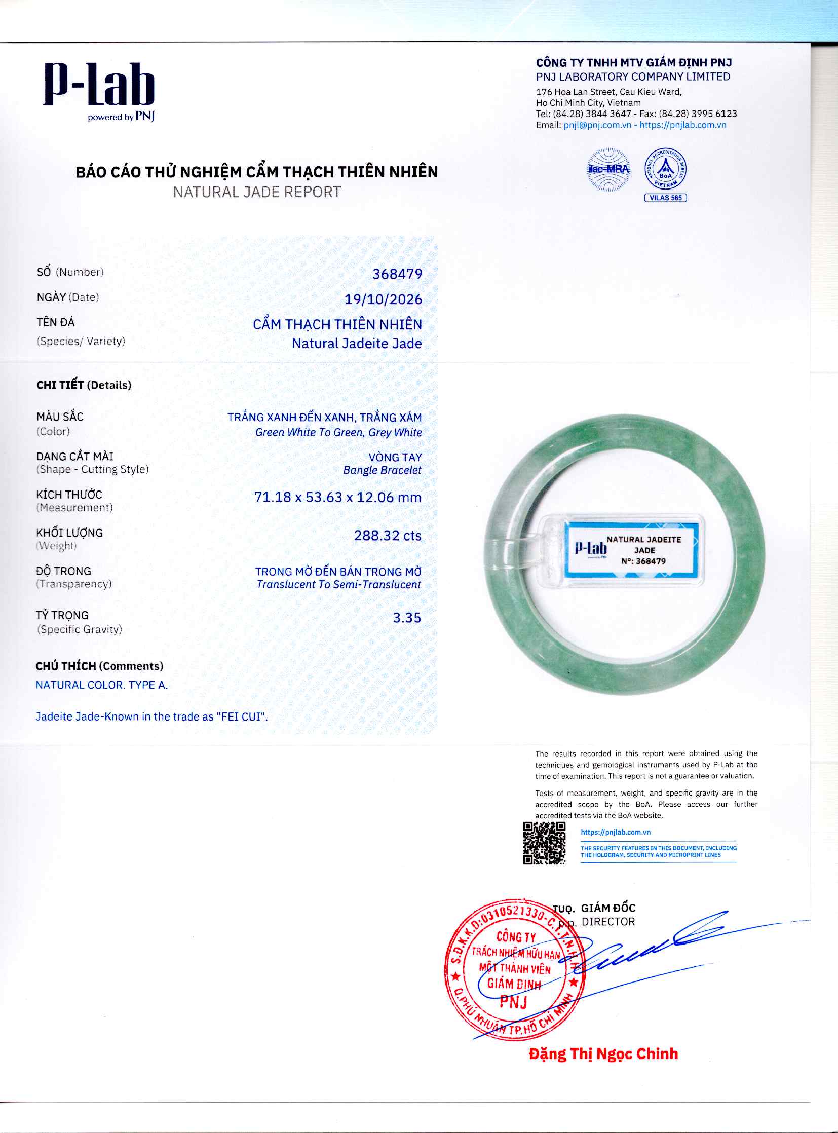 Giấy giám định 368479