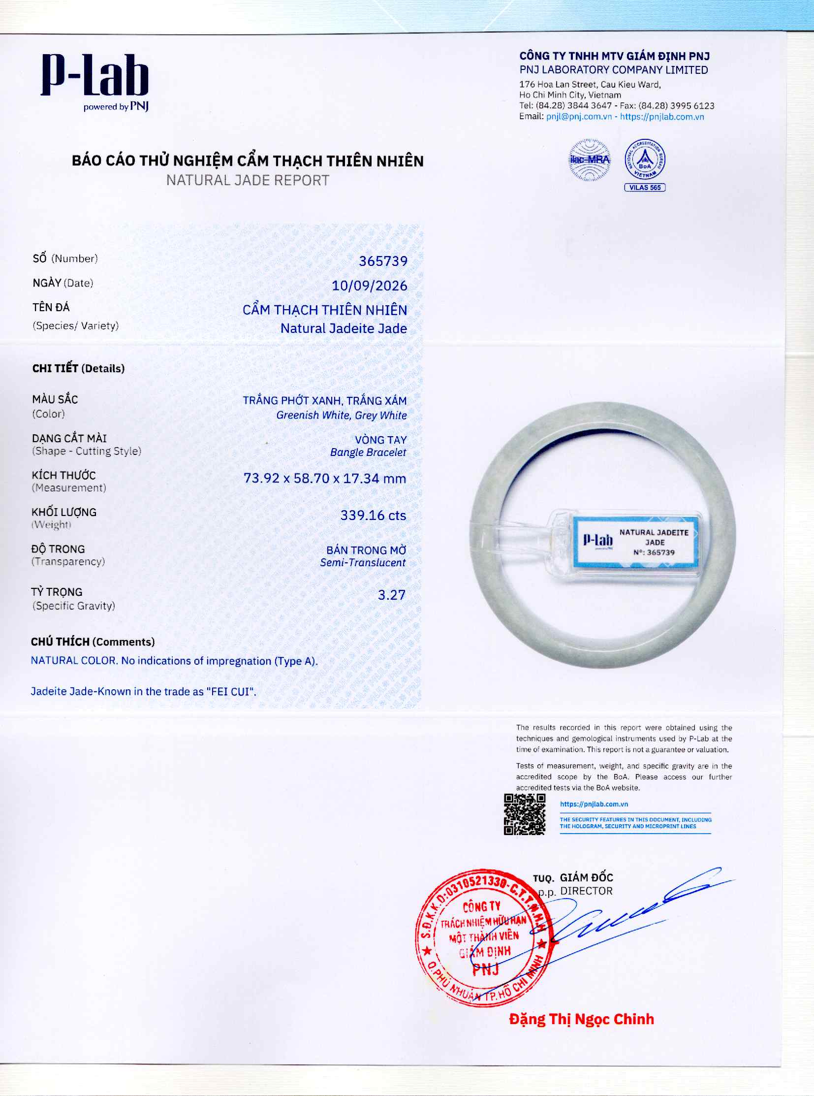 Giấy giám định 365739