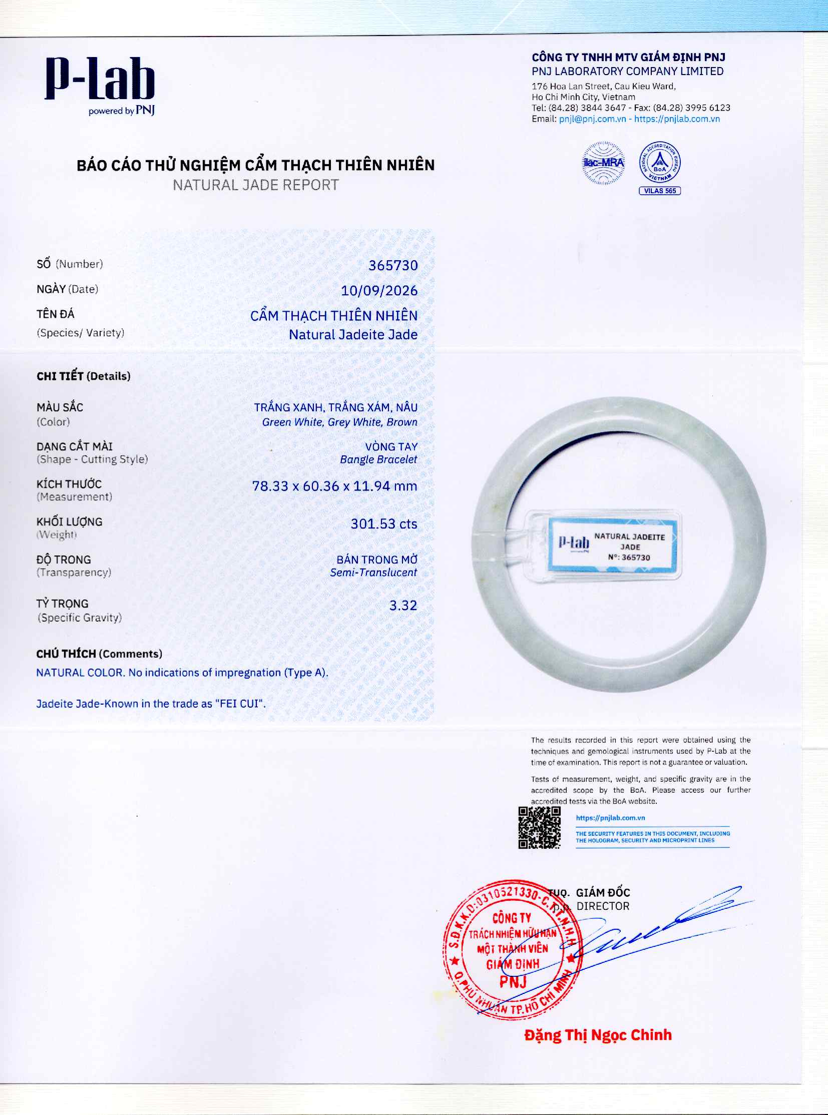 Giấy giám định 365730