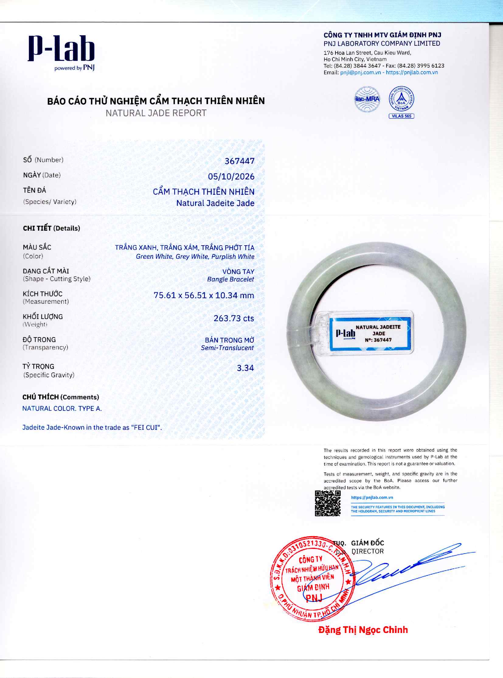 Giấy giám định 367447