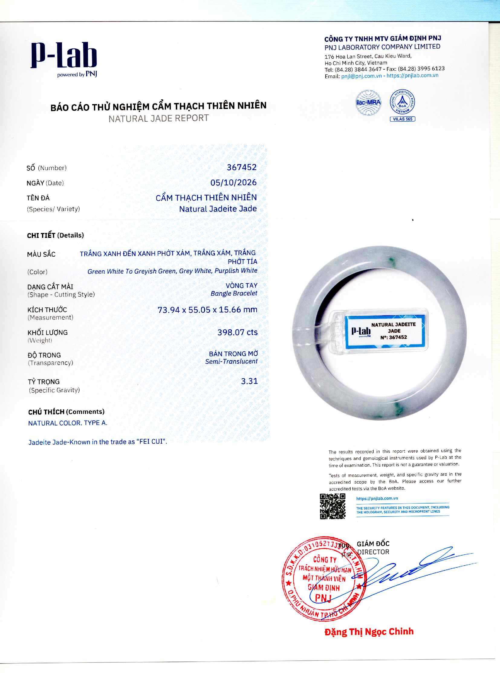 Giấy giám định 367452