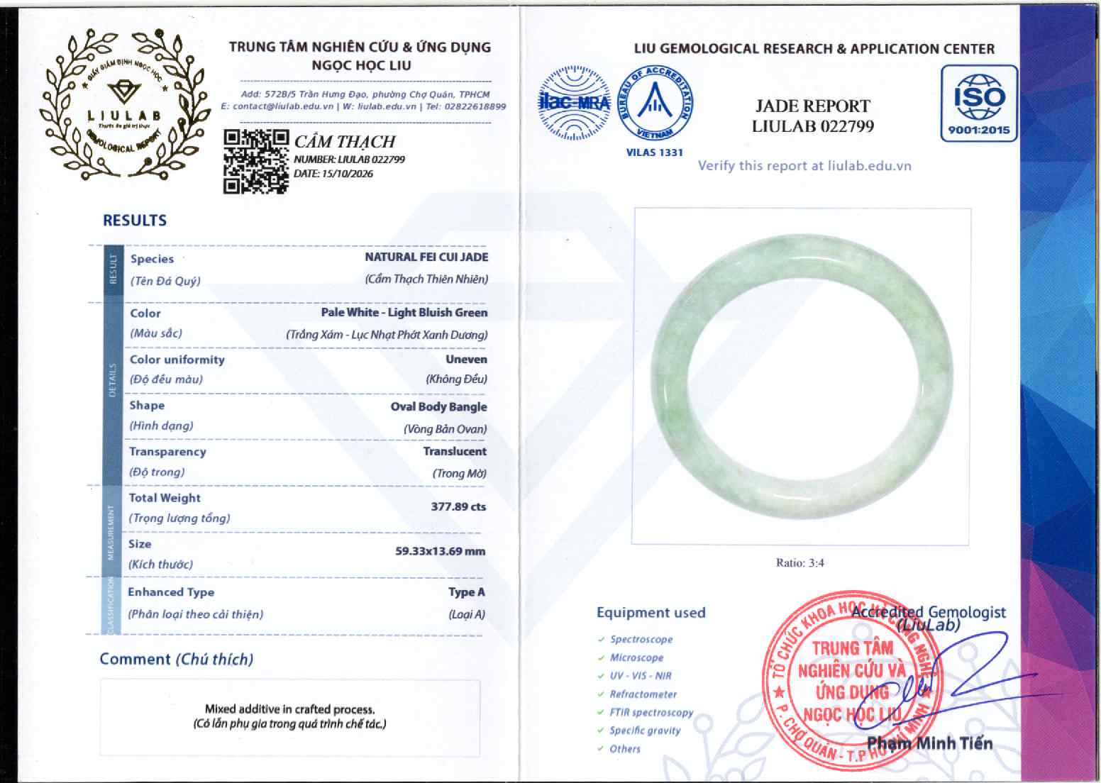 Giấy giám định 022799