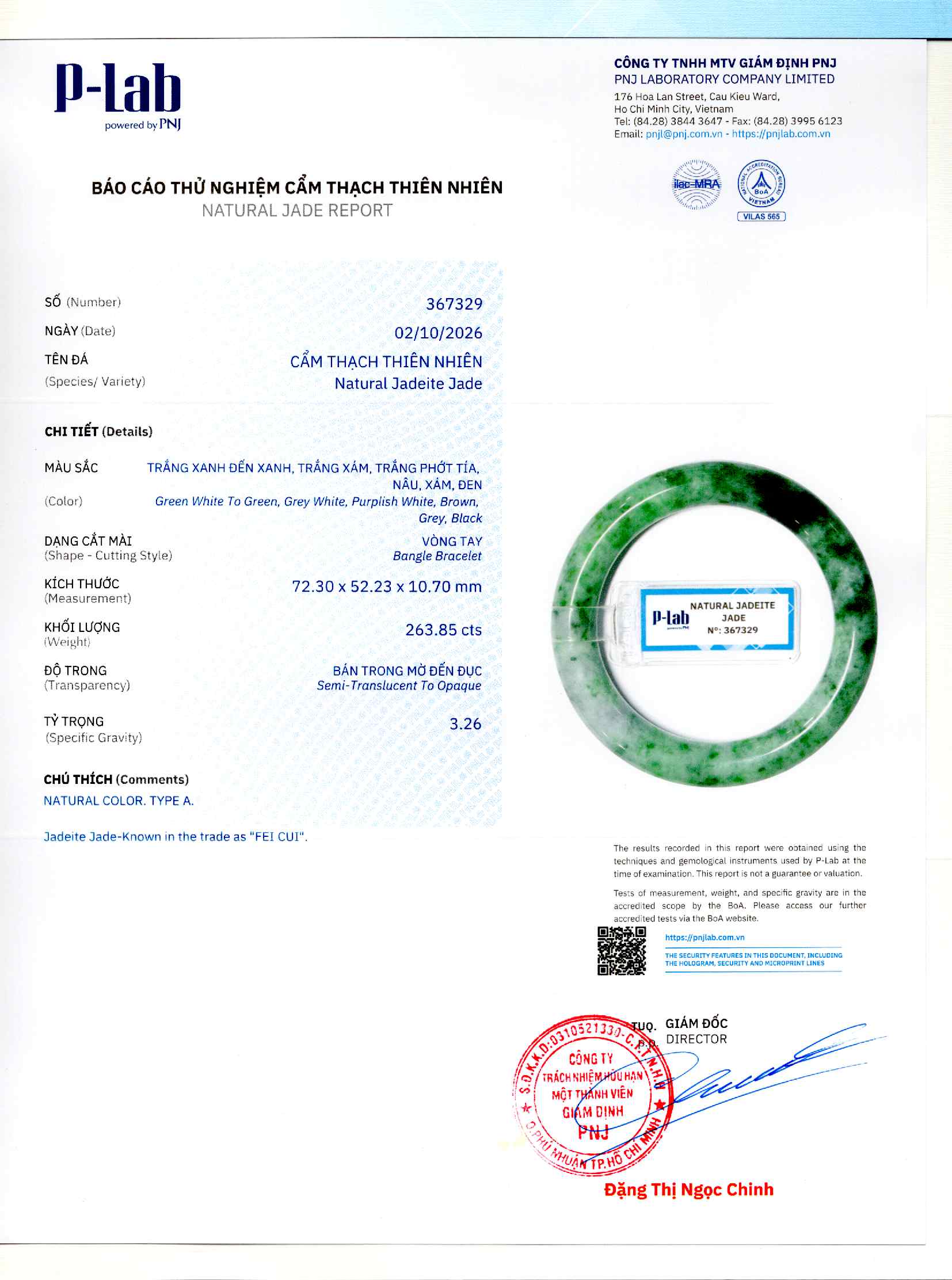 Giấy giám định 367329