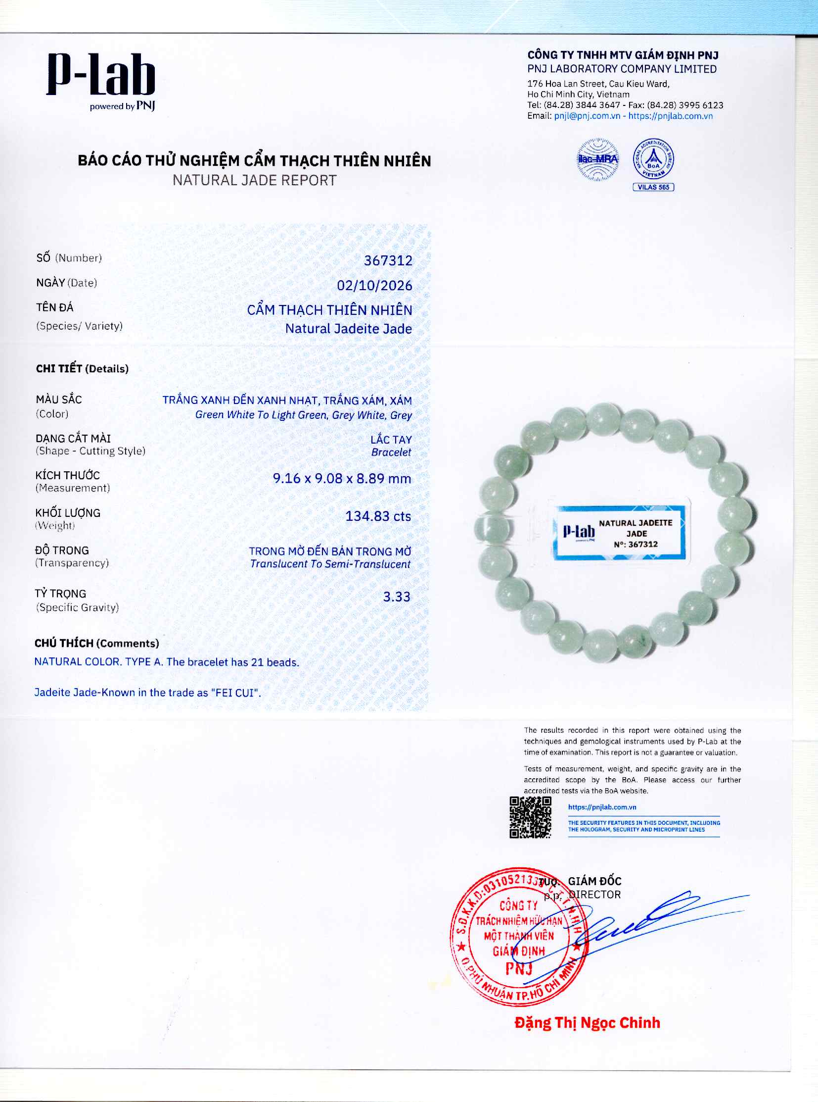 Giấy giám định 367312