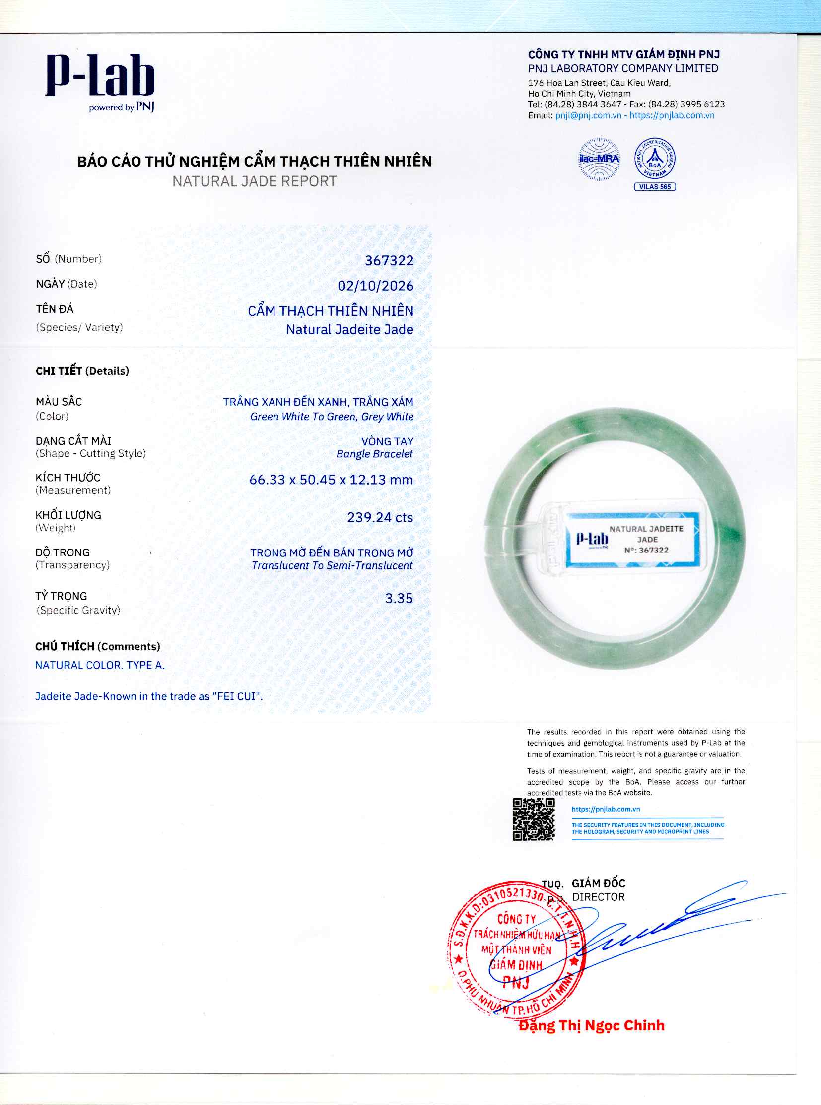 Giấy giám định 367322