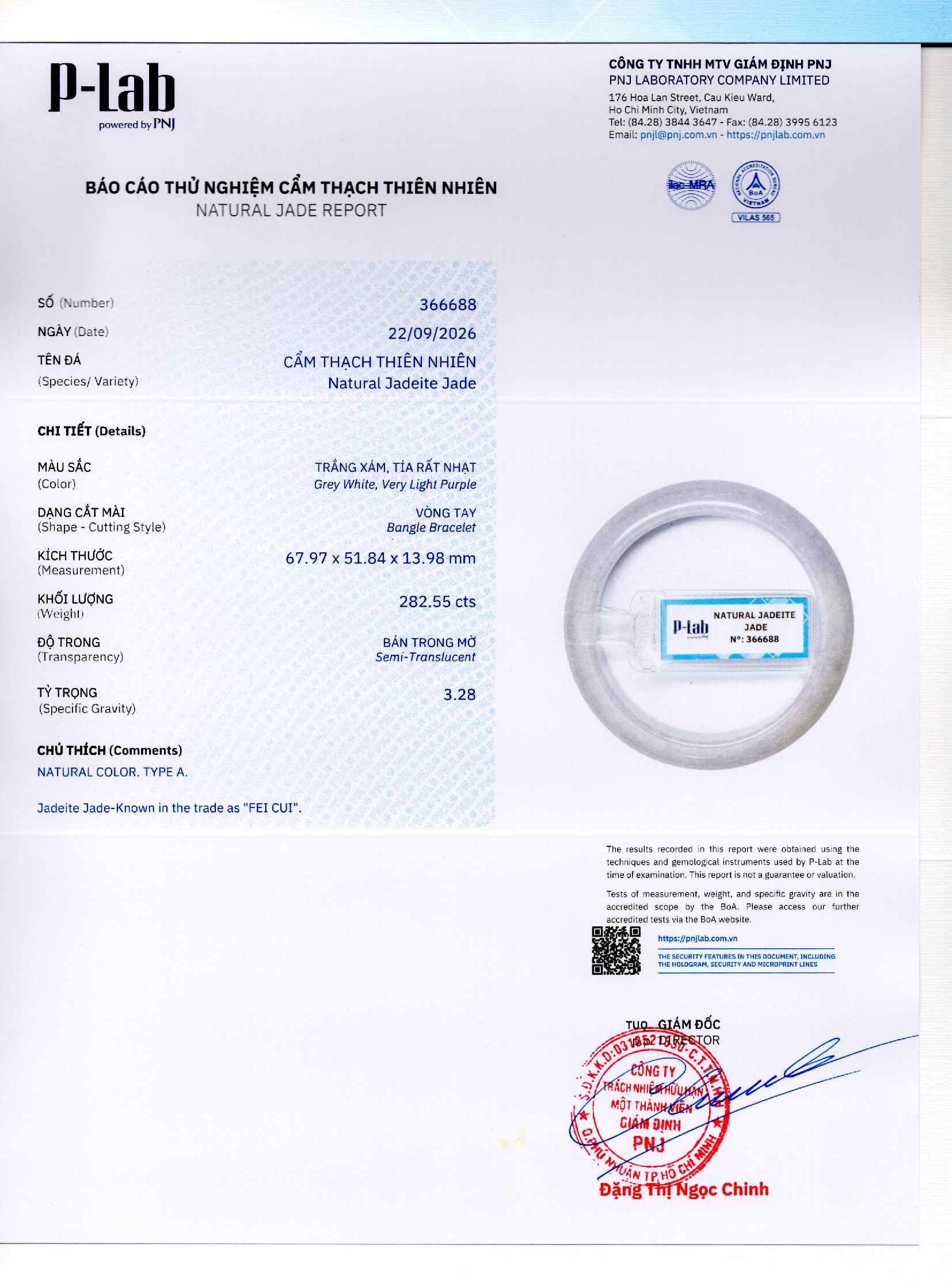 Giấy giám định 366688