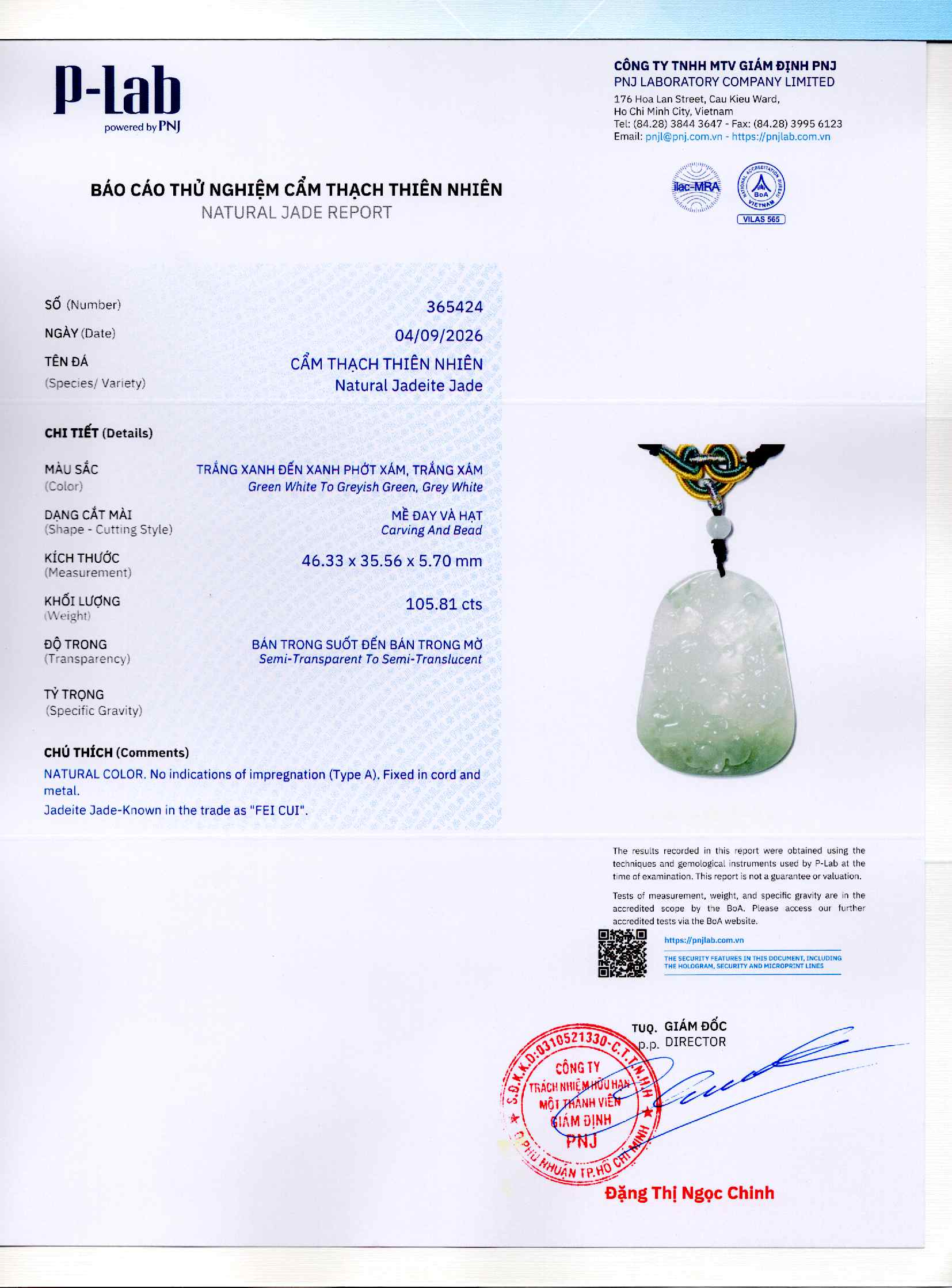 Giấy giám định 365424