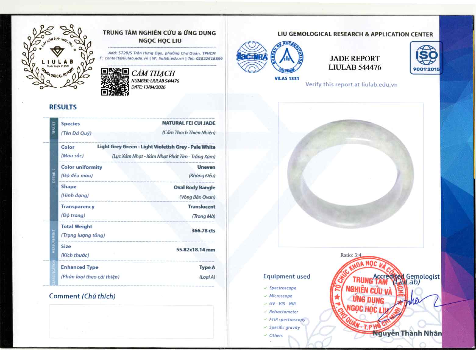 Giấy giám định 544476