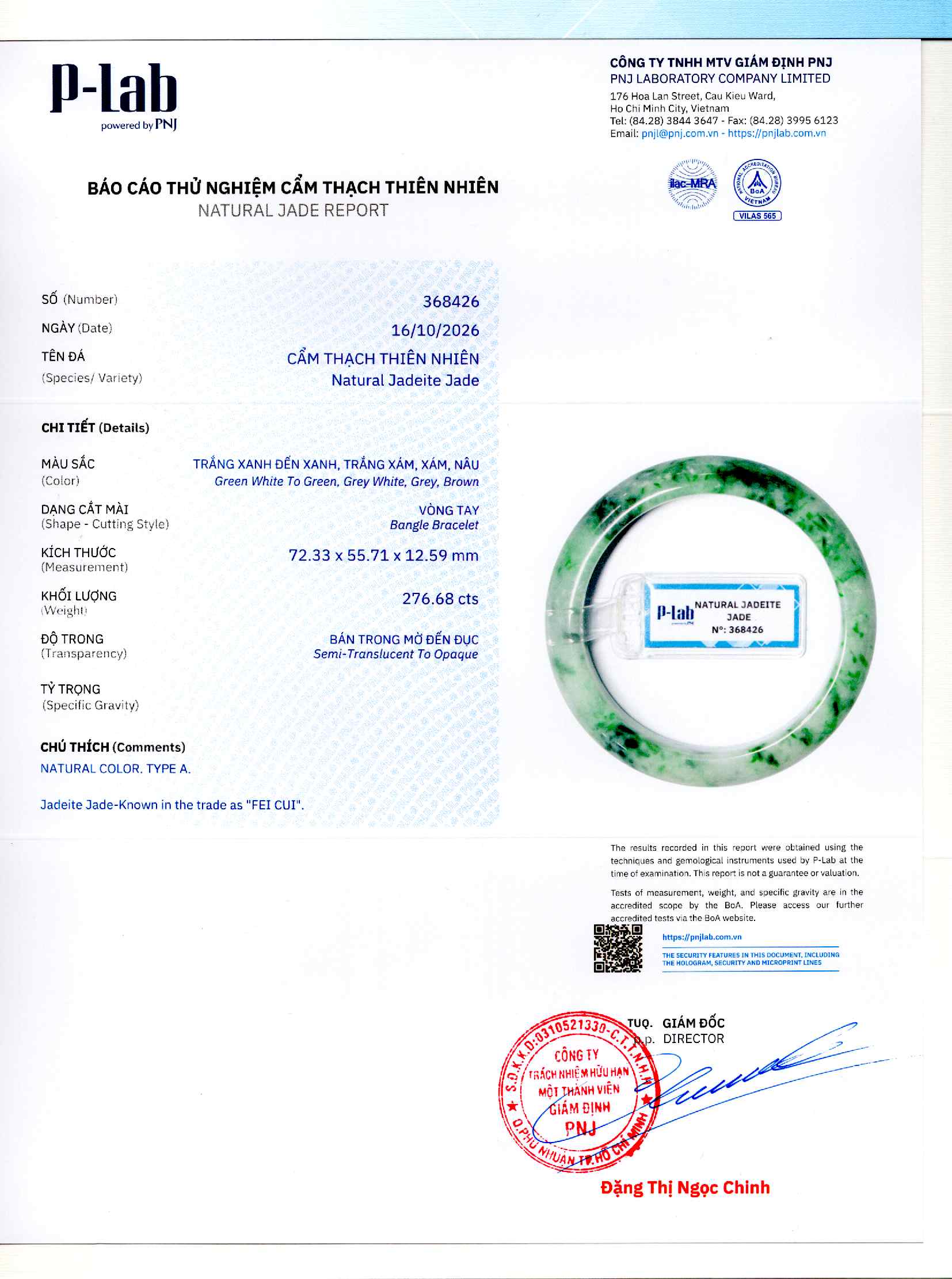 Giấy giám định 368426