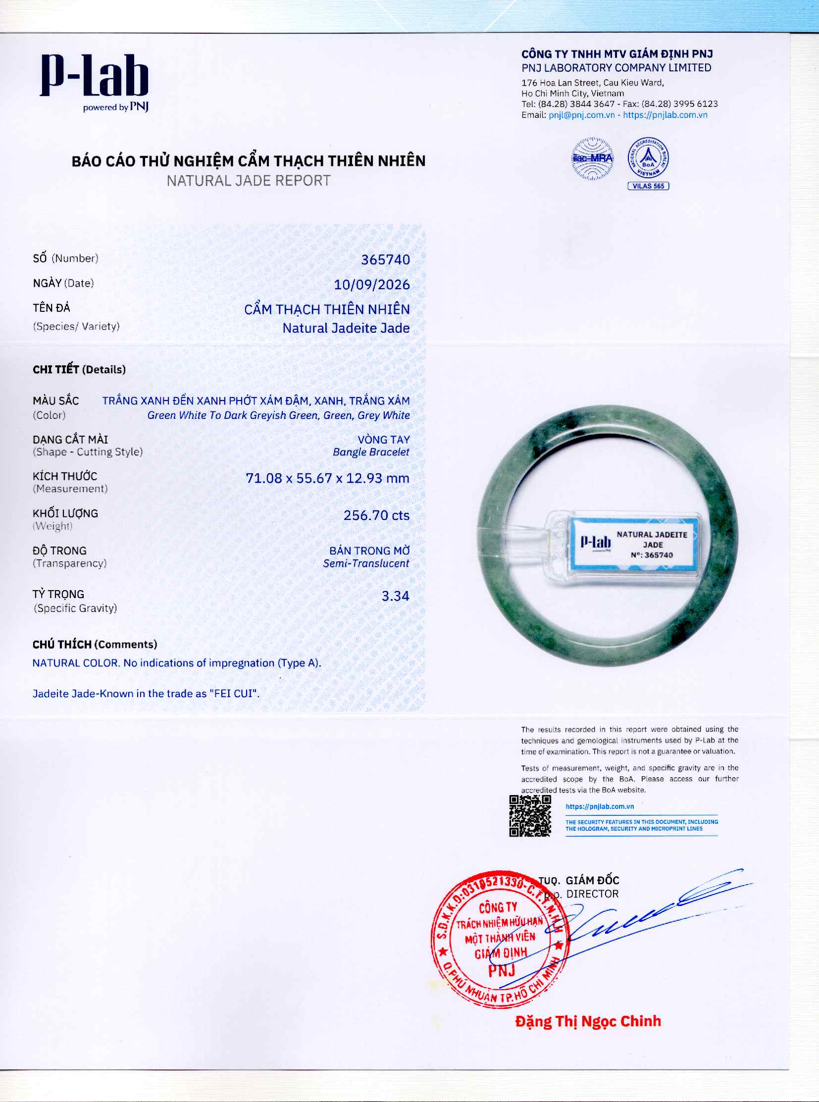 Giấy giám định 365740