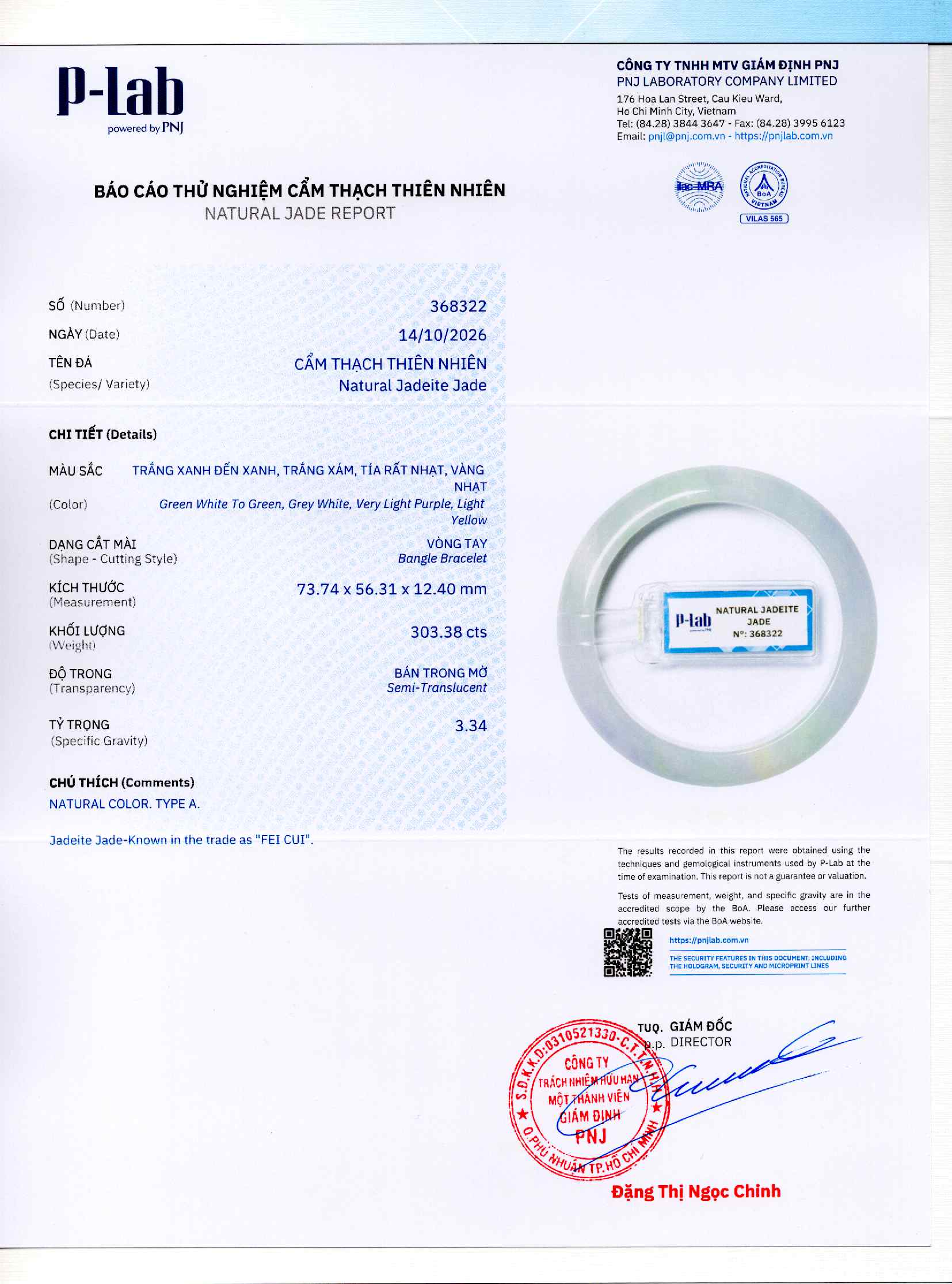 Giấy giám định 368322