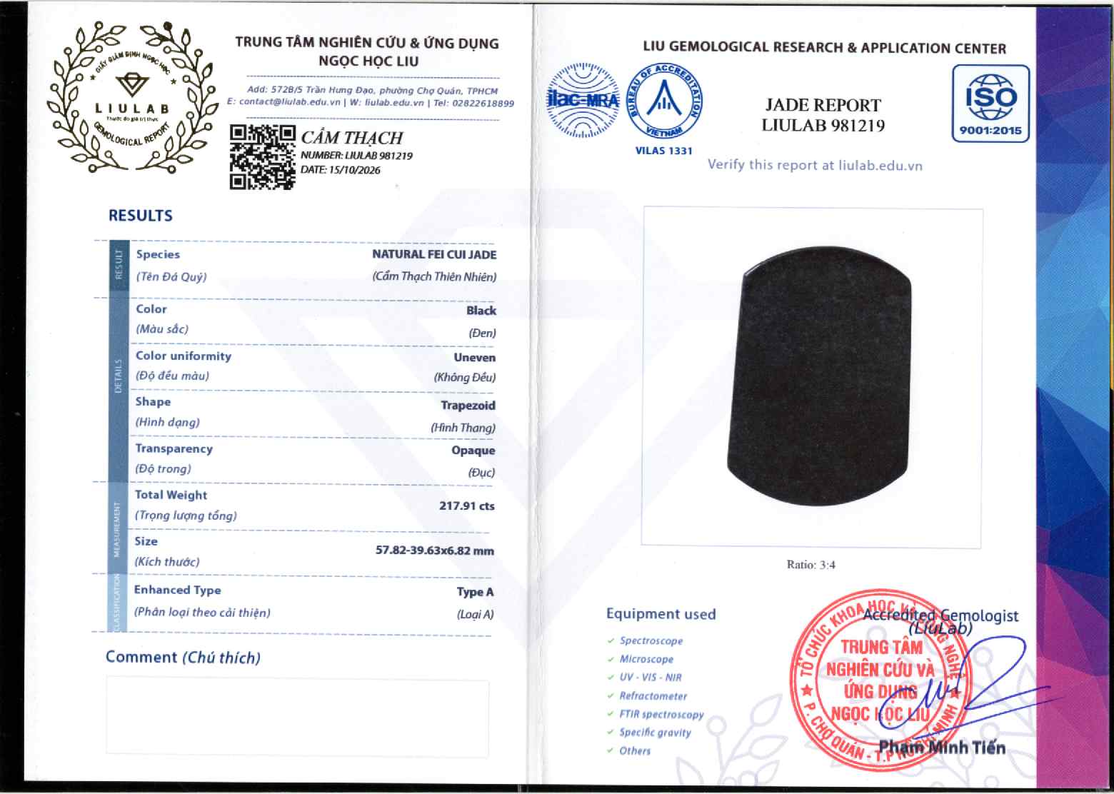 Giấy giám định 981219