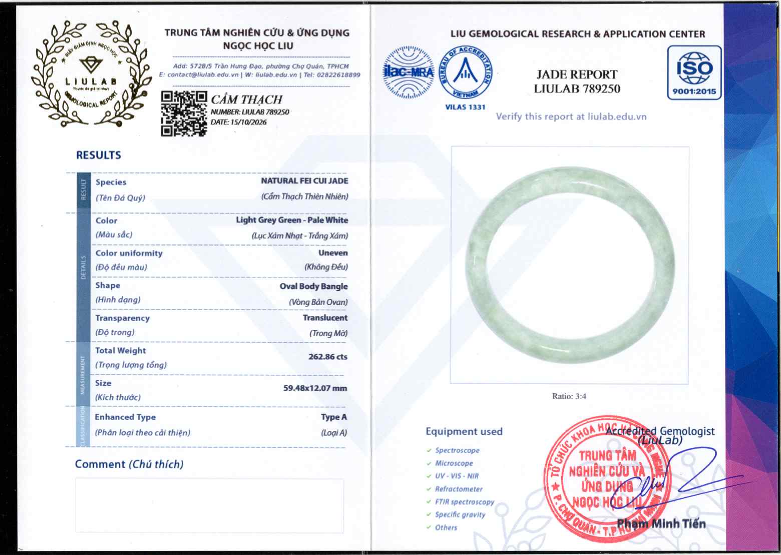 Giấy giám định 789250