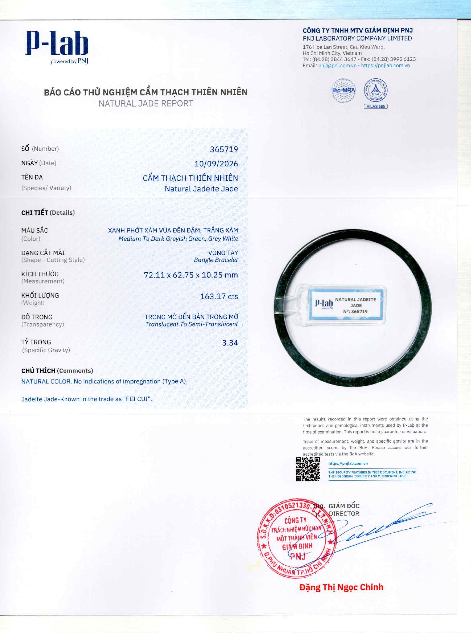 Giấy giám định 365719