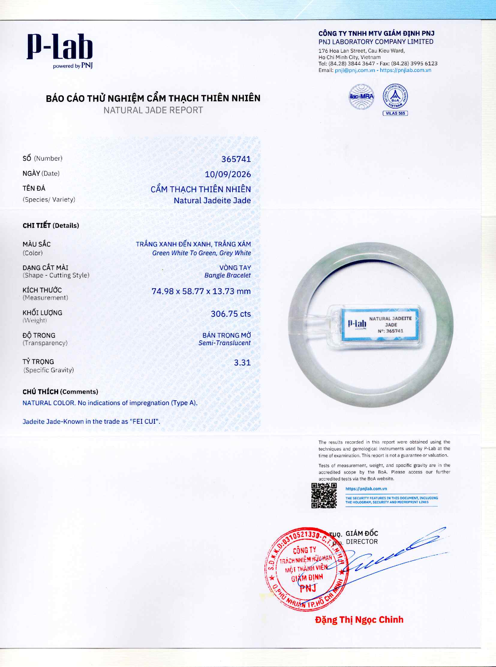 Giấy giám định 365741