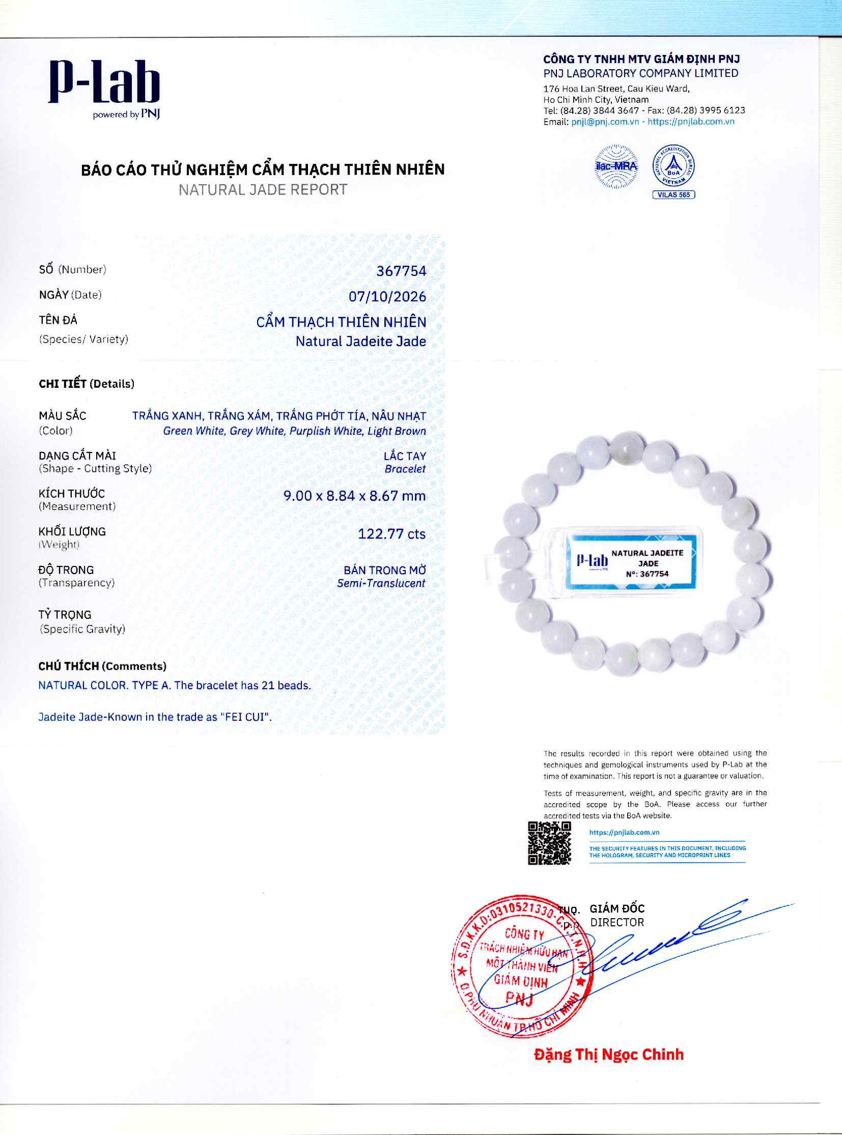 Giấy giám định 367754