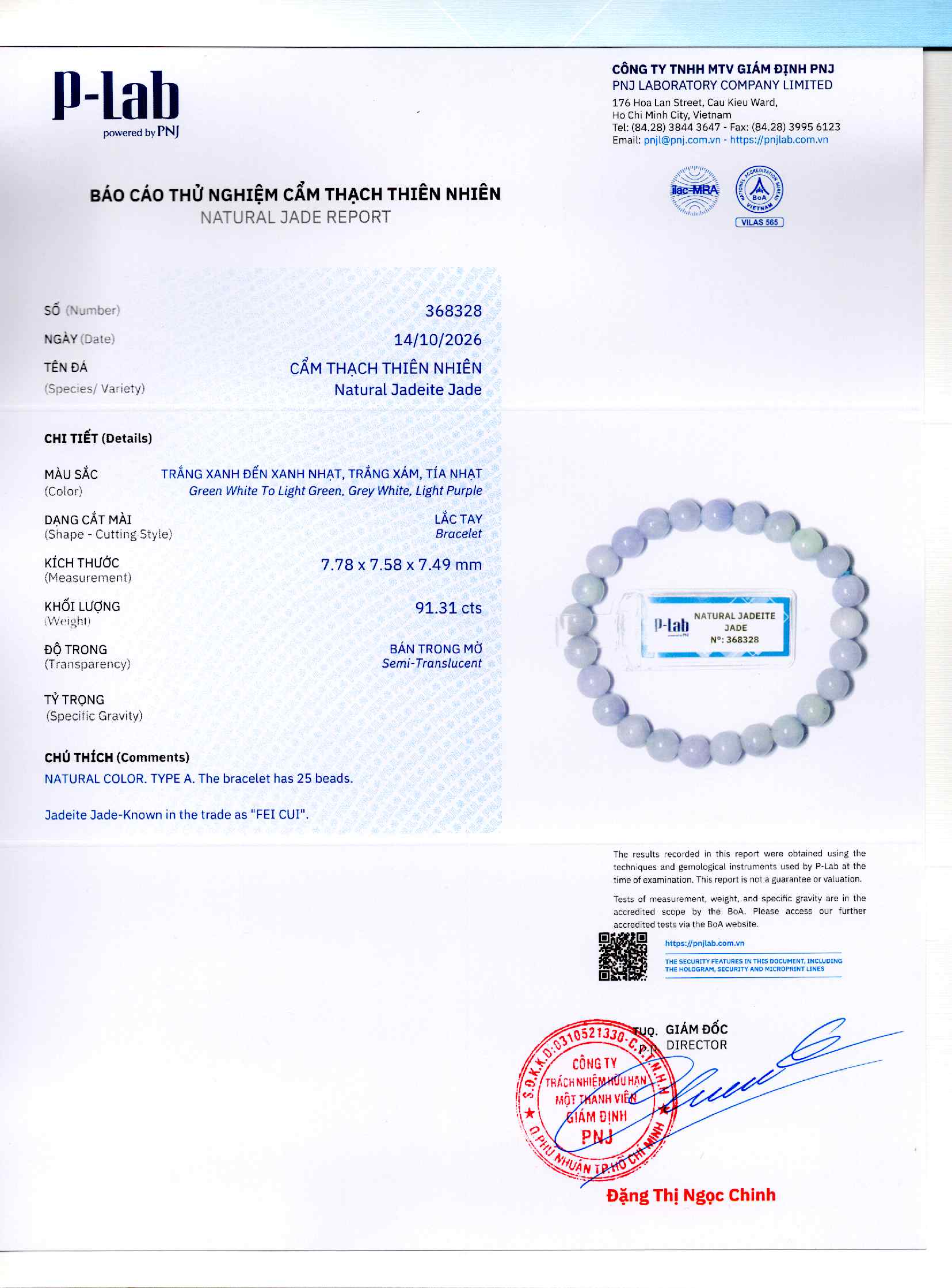 Giấy giám định 368328