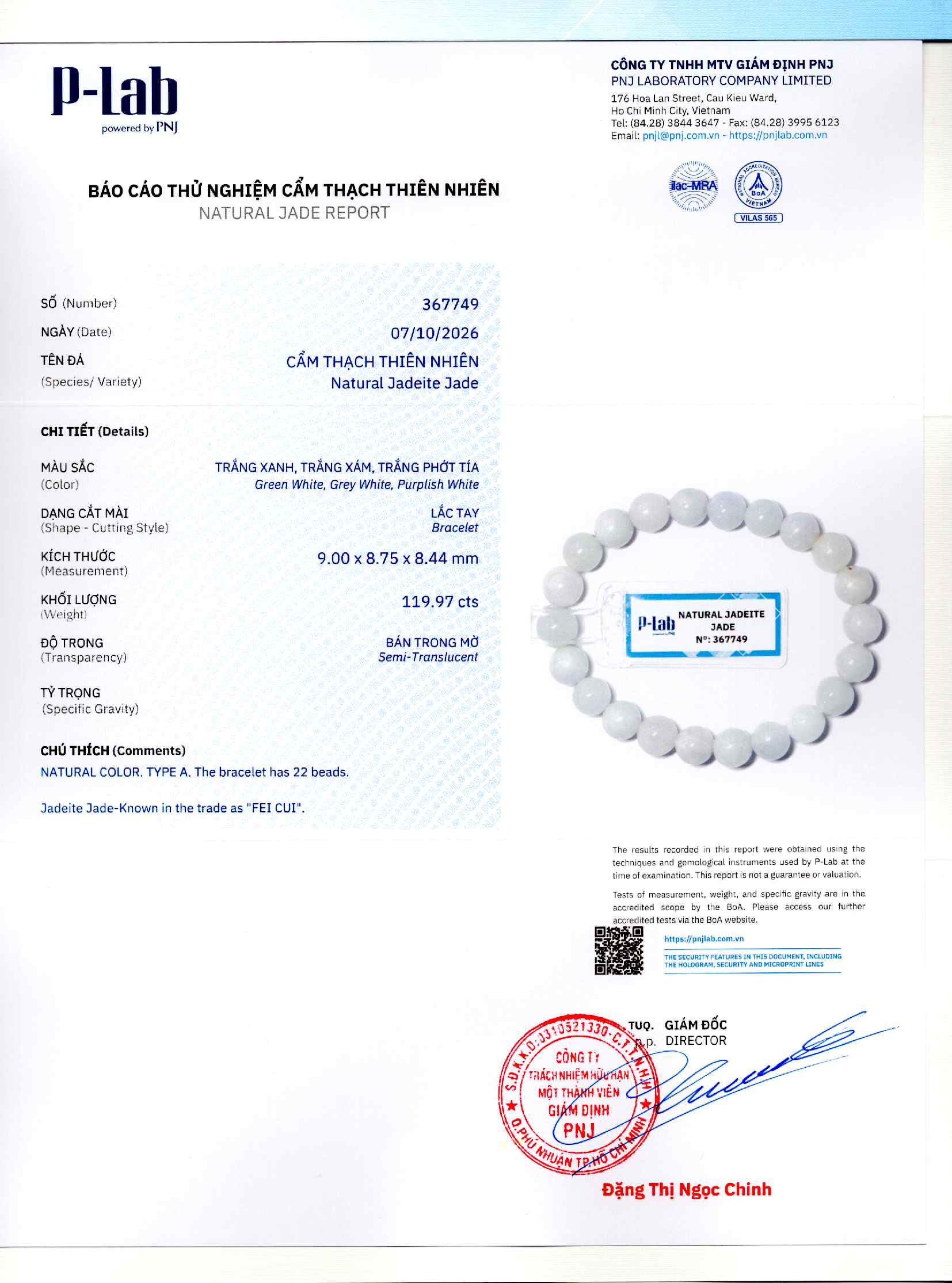 Giấy giám định 367749