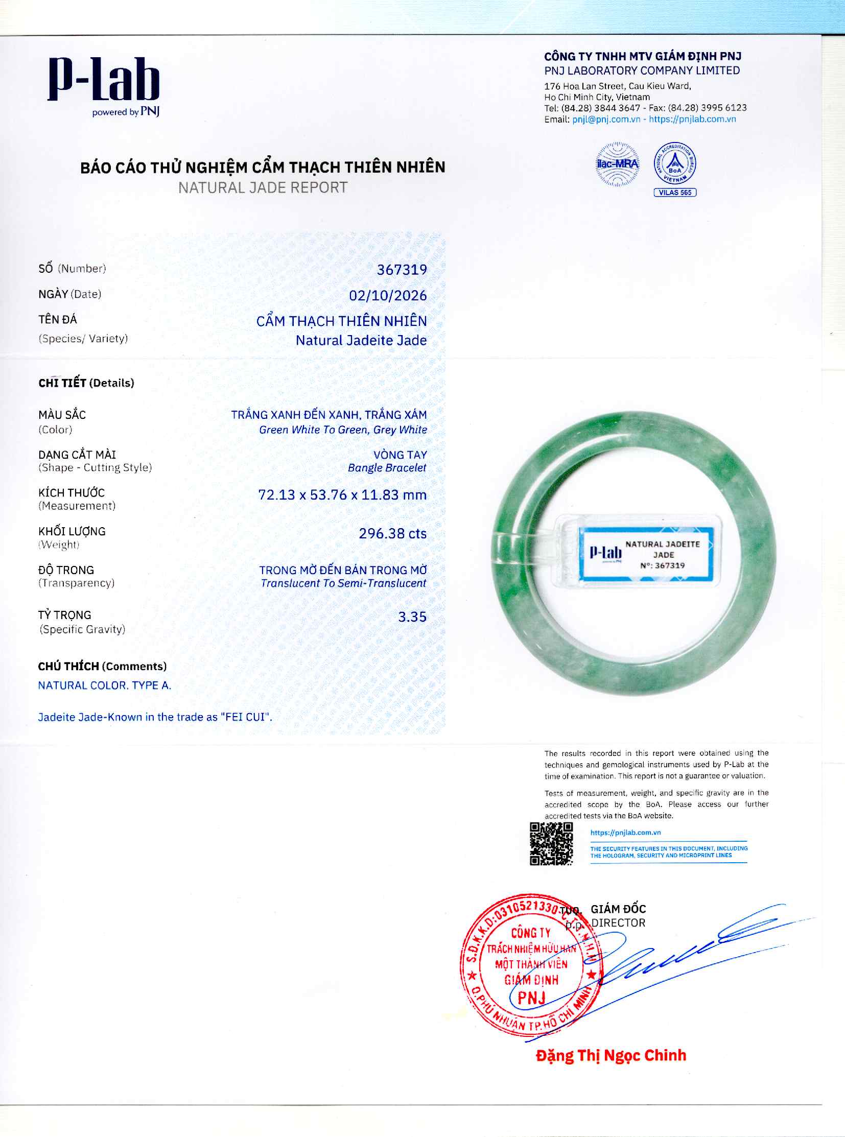 Giấy giám định 367319