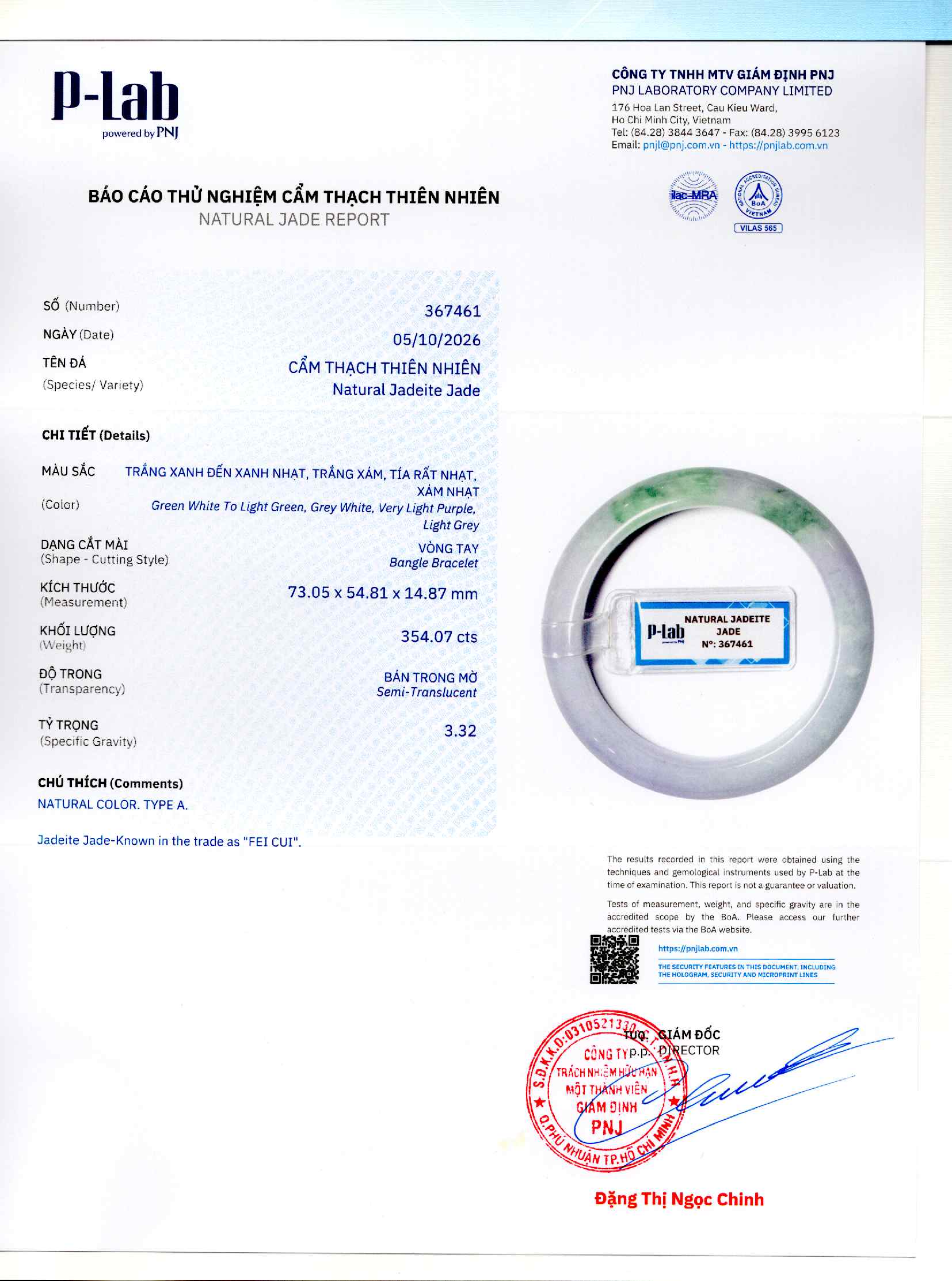 Giấy giám định 367461