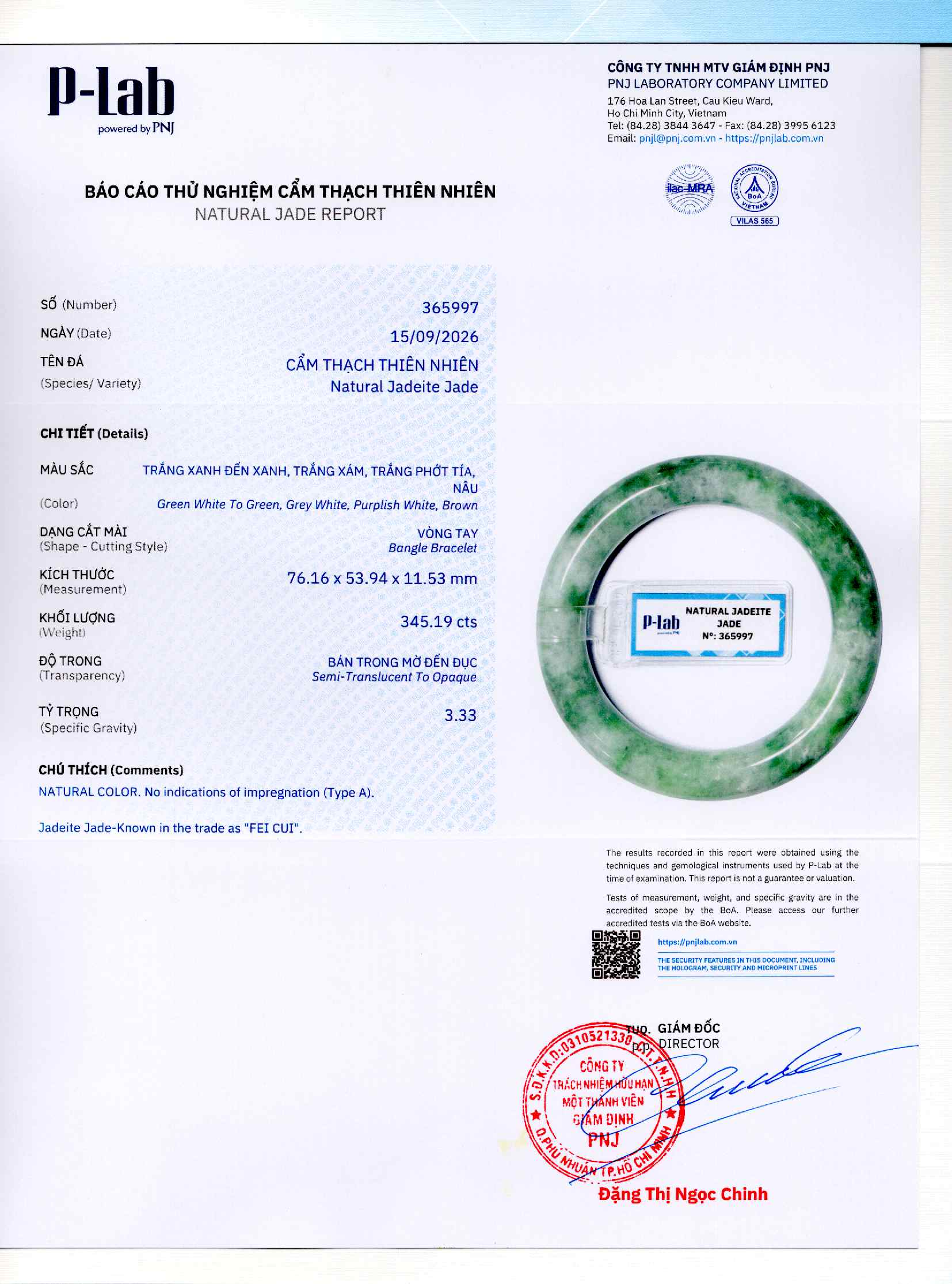 Giấy giám định 365997